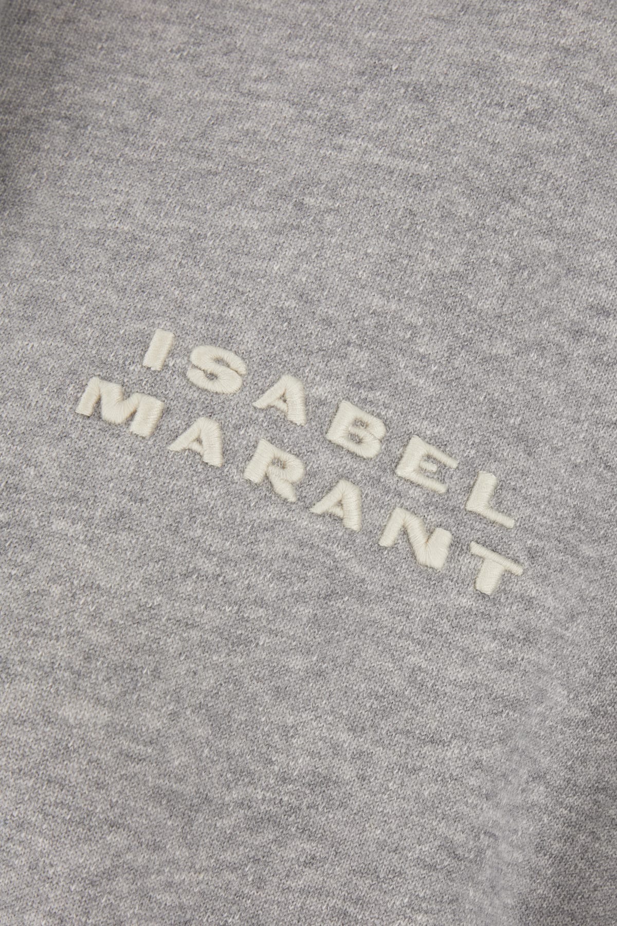 Shop Isabel Marant Grey Cotton Blend Oversize Sweatshirt In 02gy