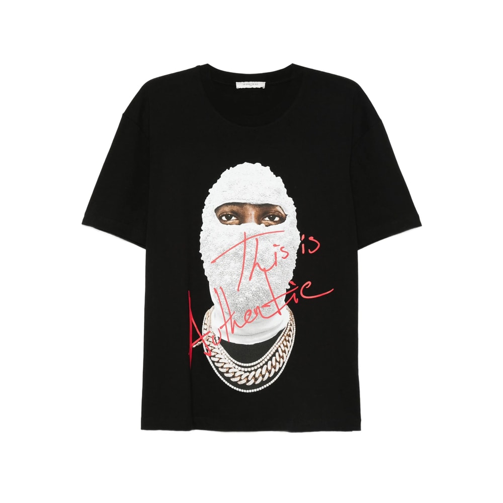 Ih Nom Uh Nit Graphic Printed Crewneck T-shirt In Black