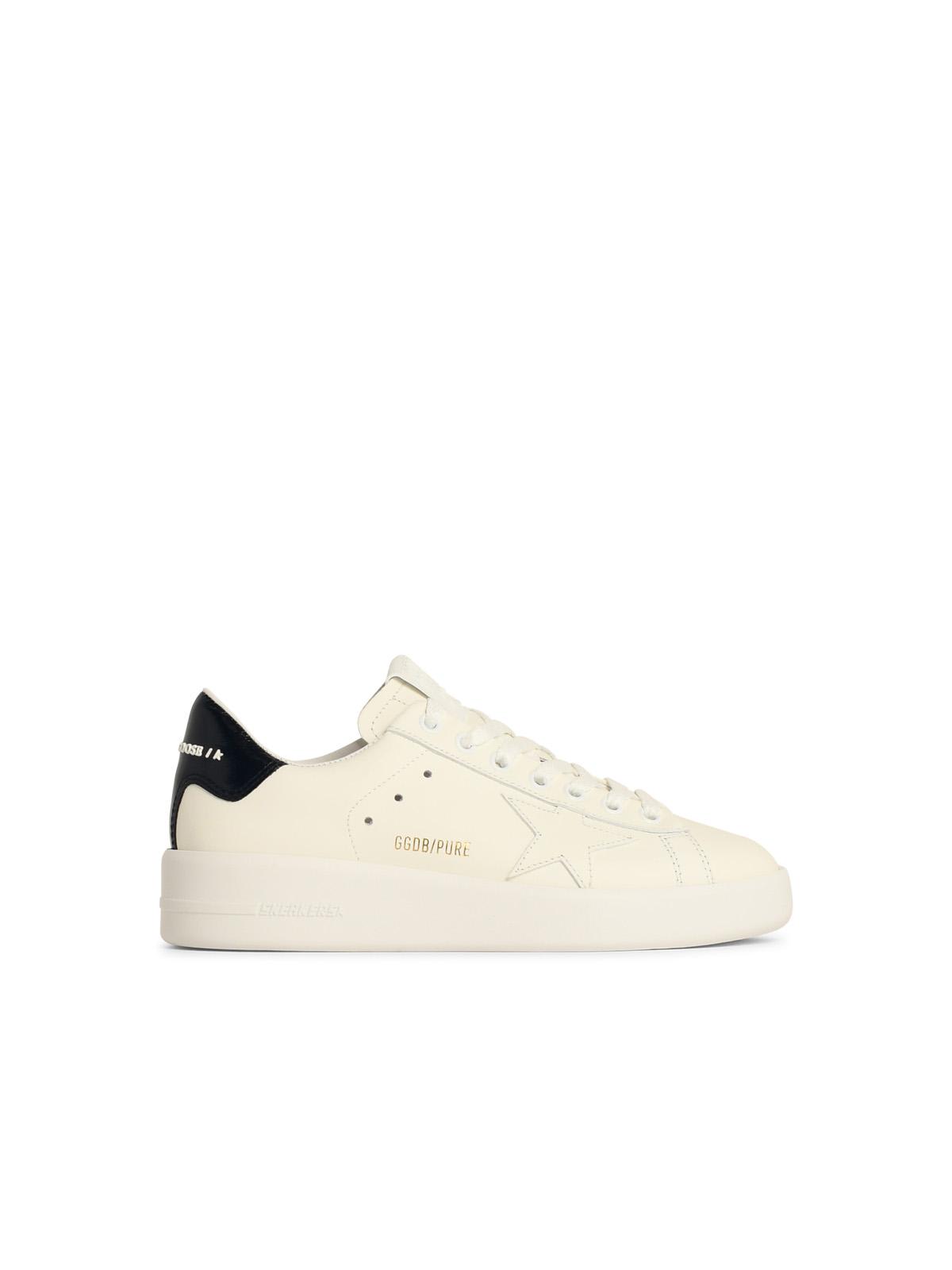 pure Star White Leather Shoes