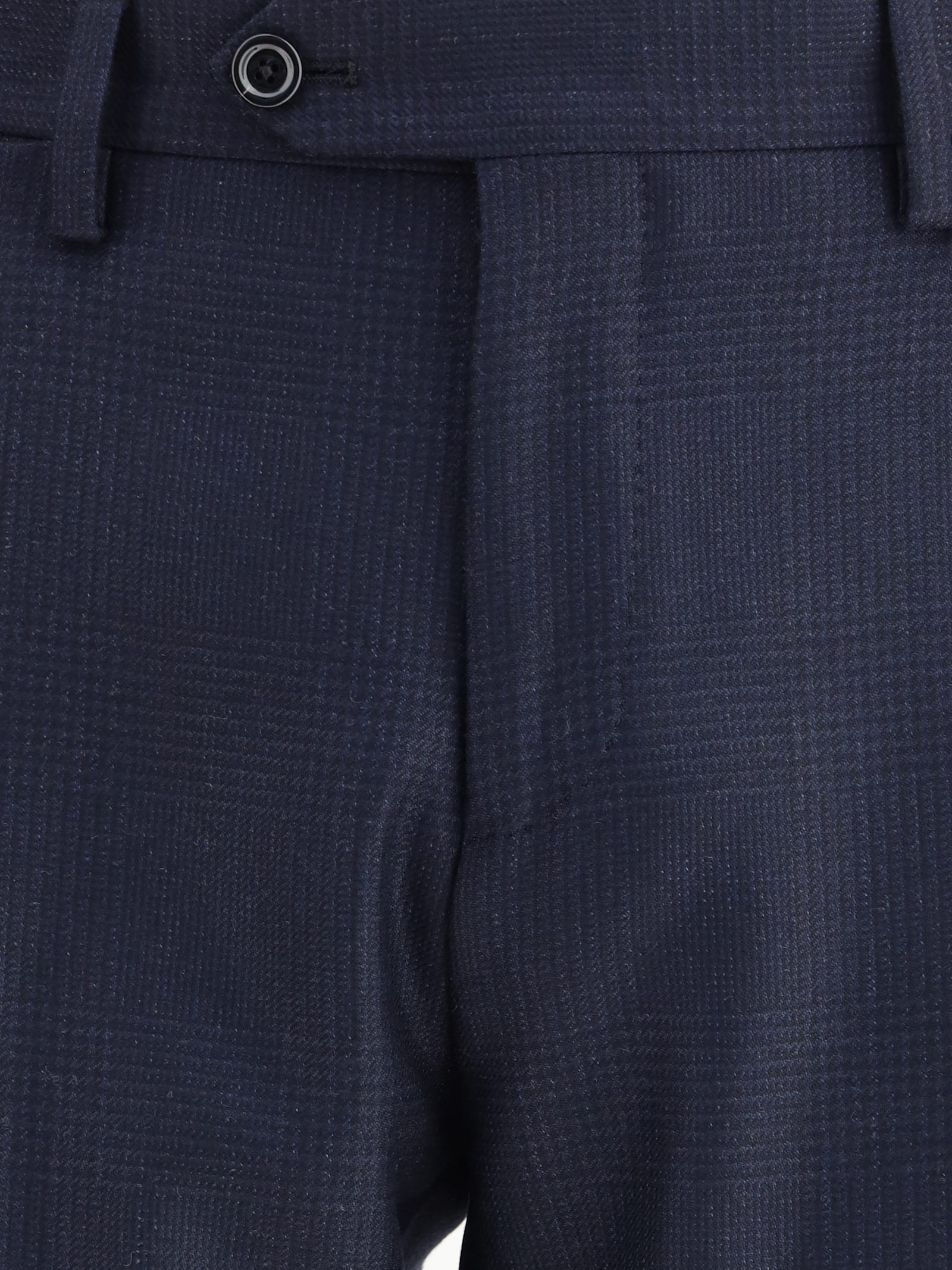 Lardini Checked Single-breasted Suit In Blue
