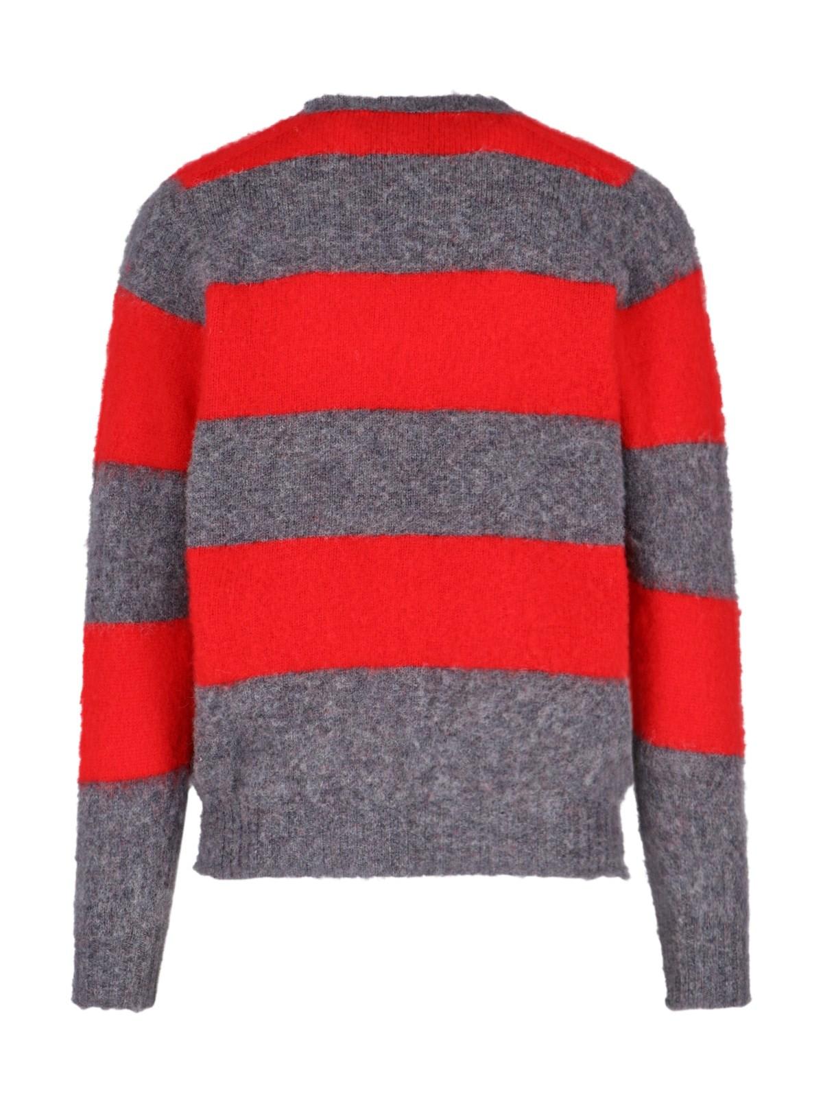 Shop Howlin' Shaggy Bear Striped Sweater In Thunder