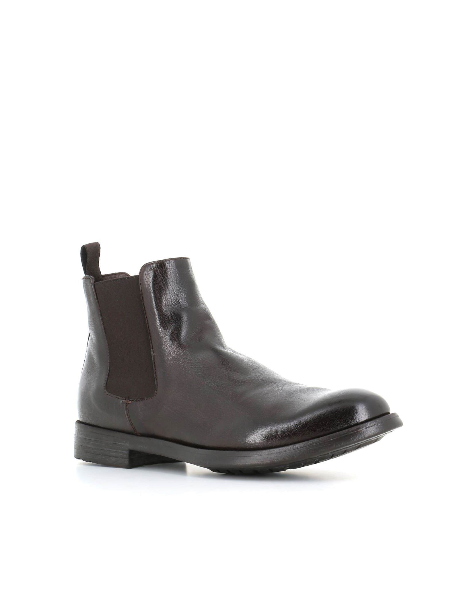 Shop Officine Creative Chelsea Boot Hive/007 In Ebony