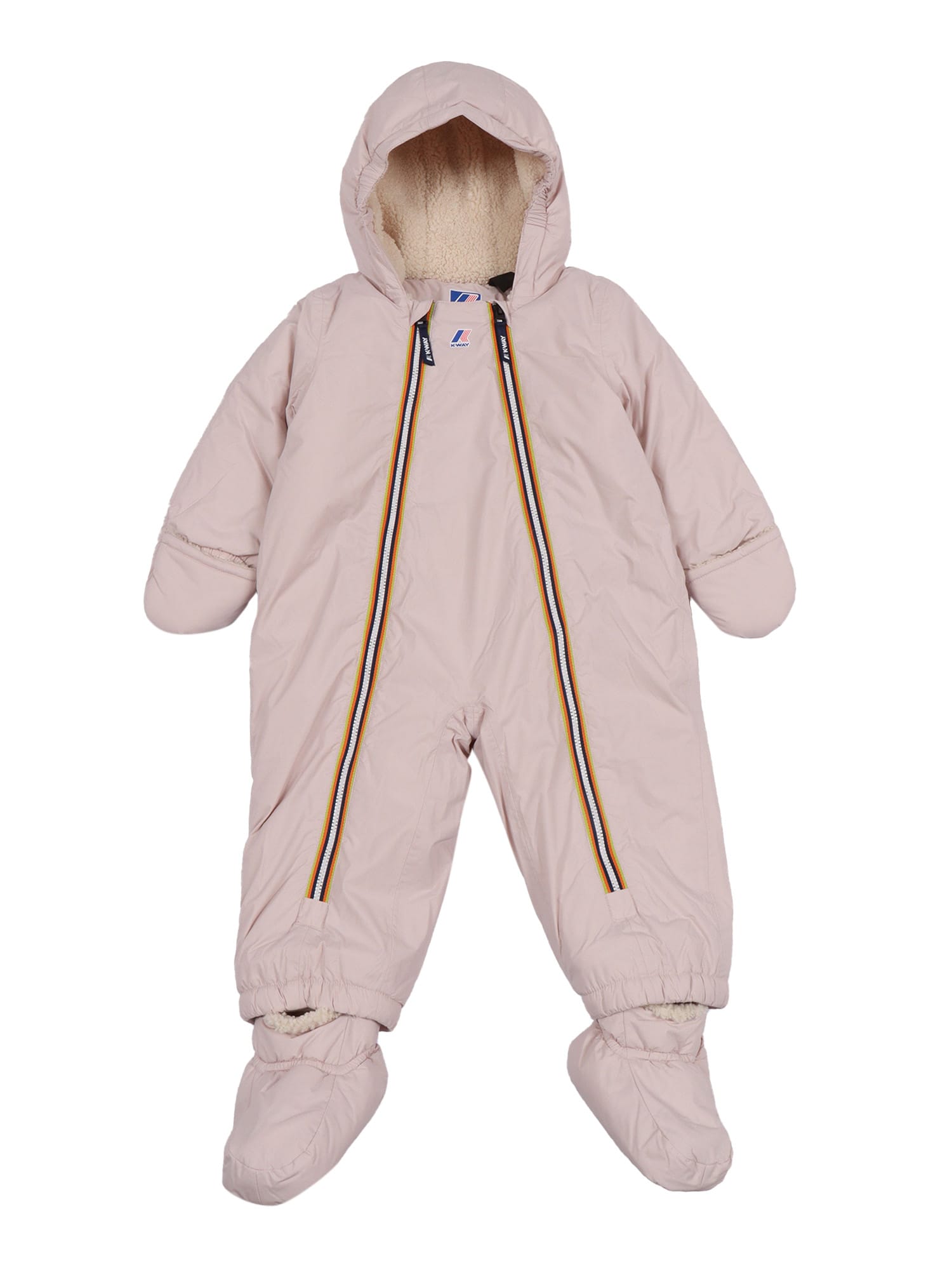 K-way E. Le Vrai 4.0 Snotty Orsetto Down Jacket In Animal Print