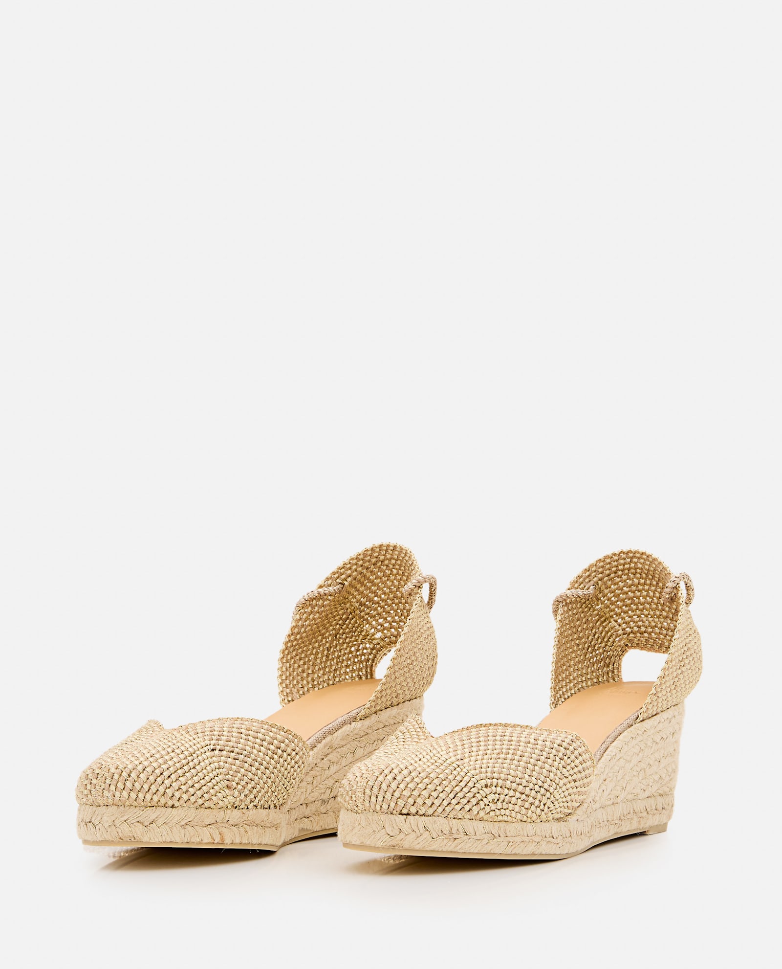 Castaã±er Castañer Cora/6/256 Wedge Espadrilles In Golden