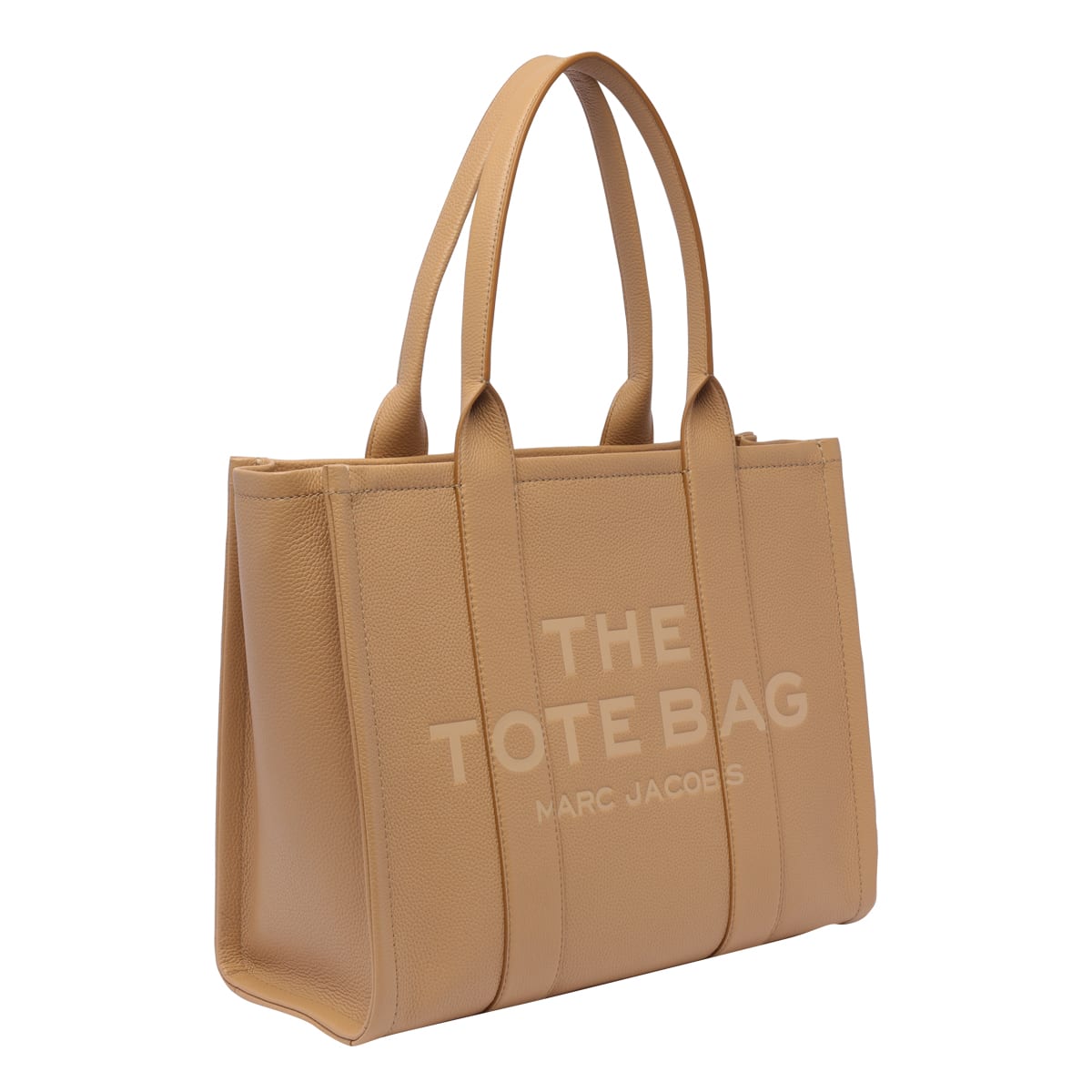 Shop Marc Jacobs The Large Tote Bag In Brown