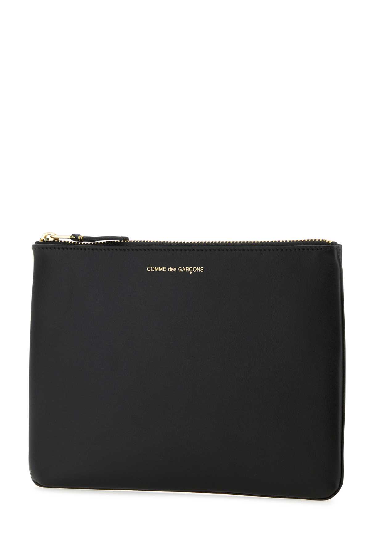Shop Comme Des Garçons Black Leather Pouch