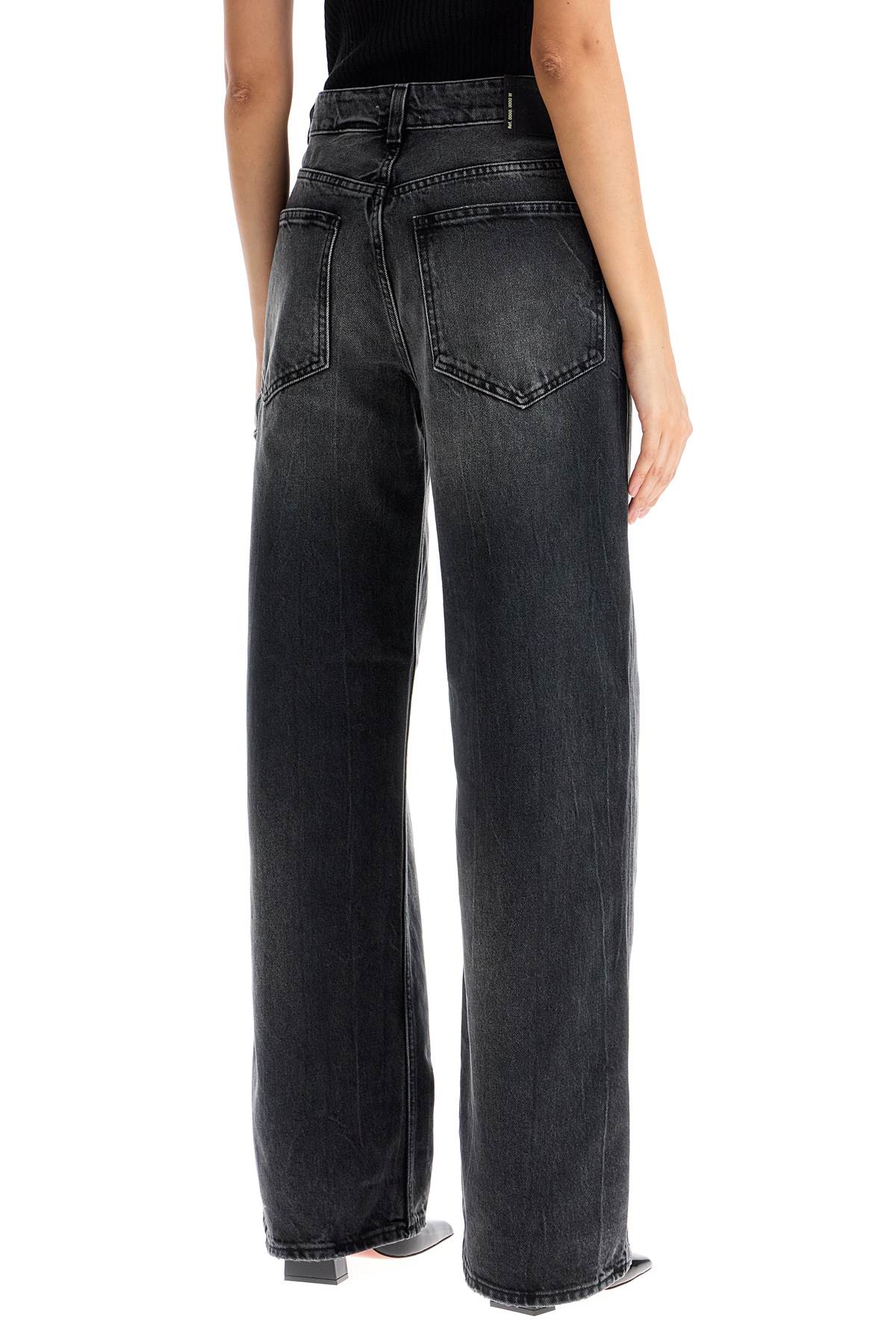 Shop Haikure Winona Straight Leg Jeans For In Spider Black (black)