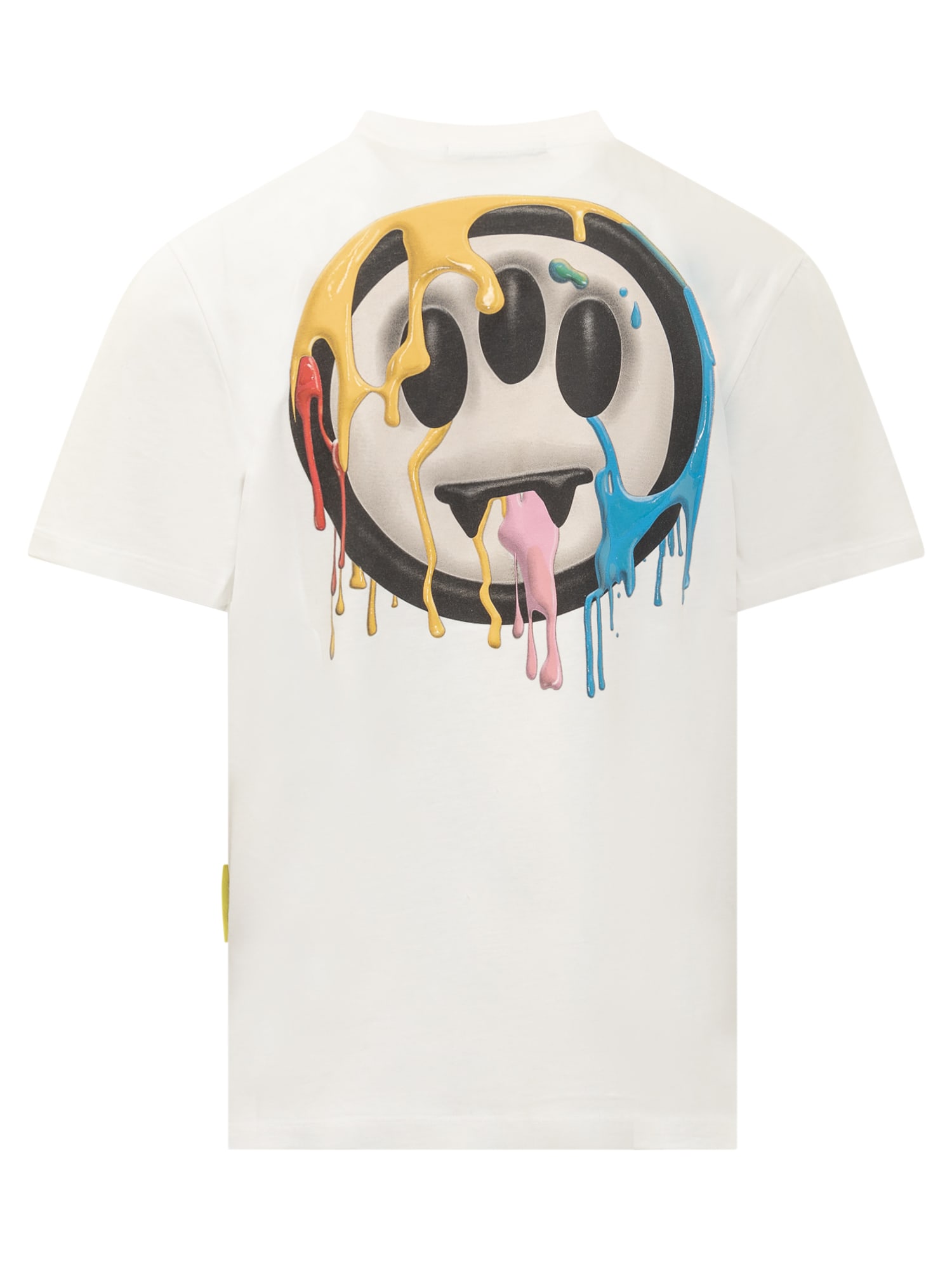 Shop Barrow Colours T-shirt In Off White