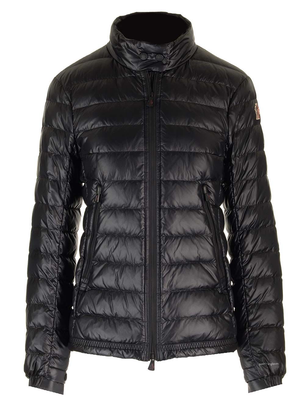 Shop Moncler Walibi Slim Fit Down Jacket In Black