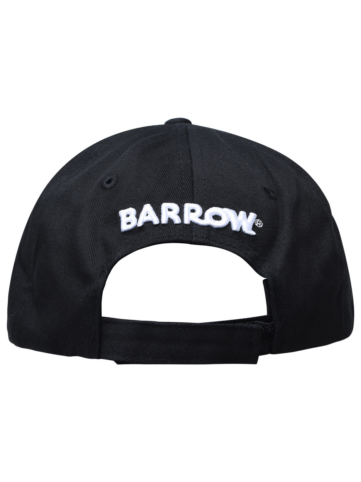 Shop Barrow Black Cotton Hat In Nero