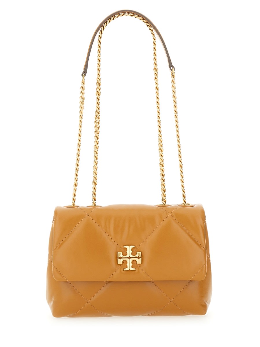 Shop Tory Burch Convertible Kira Shoulder Bag In Buff