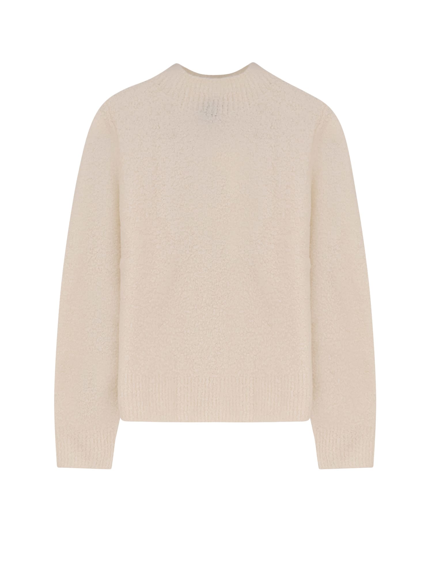 Hugo Boss Fubrina Wool And Cashmere Sweater In Neutral