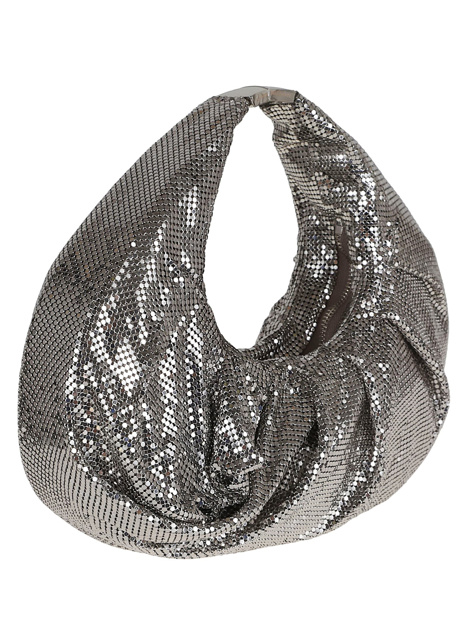 Benedetta Bruzziches Yennefer Chainmail Tote Bag In Silver