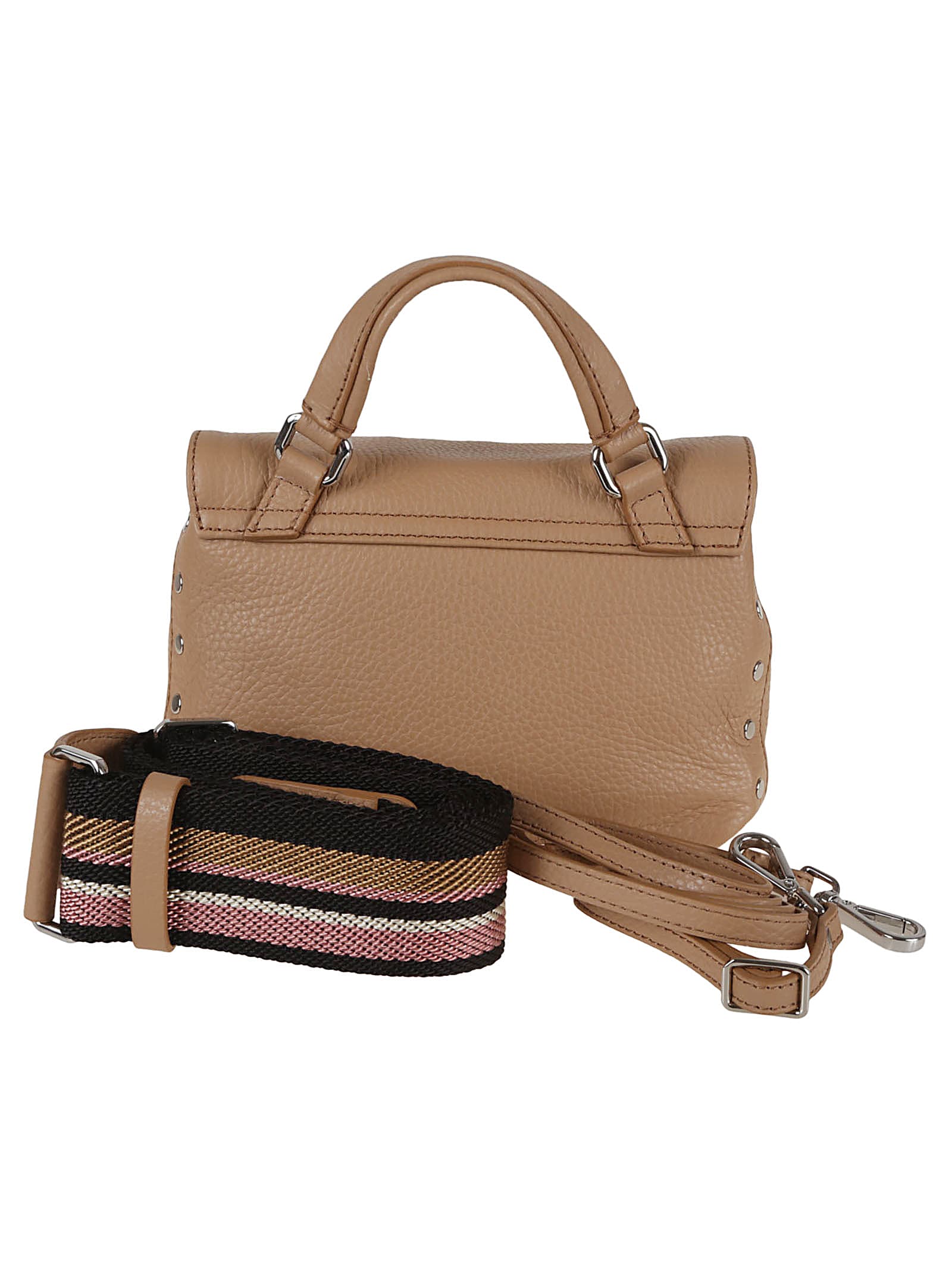 Zanellato Postina Small Tote Bag In Brown