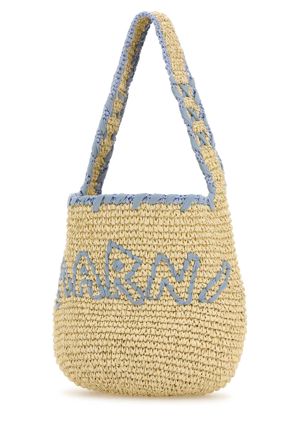 Marni Raffia Small Nassa Shoulder Bag