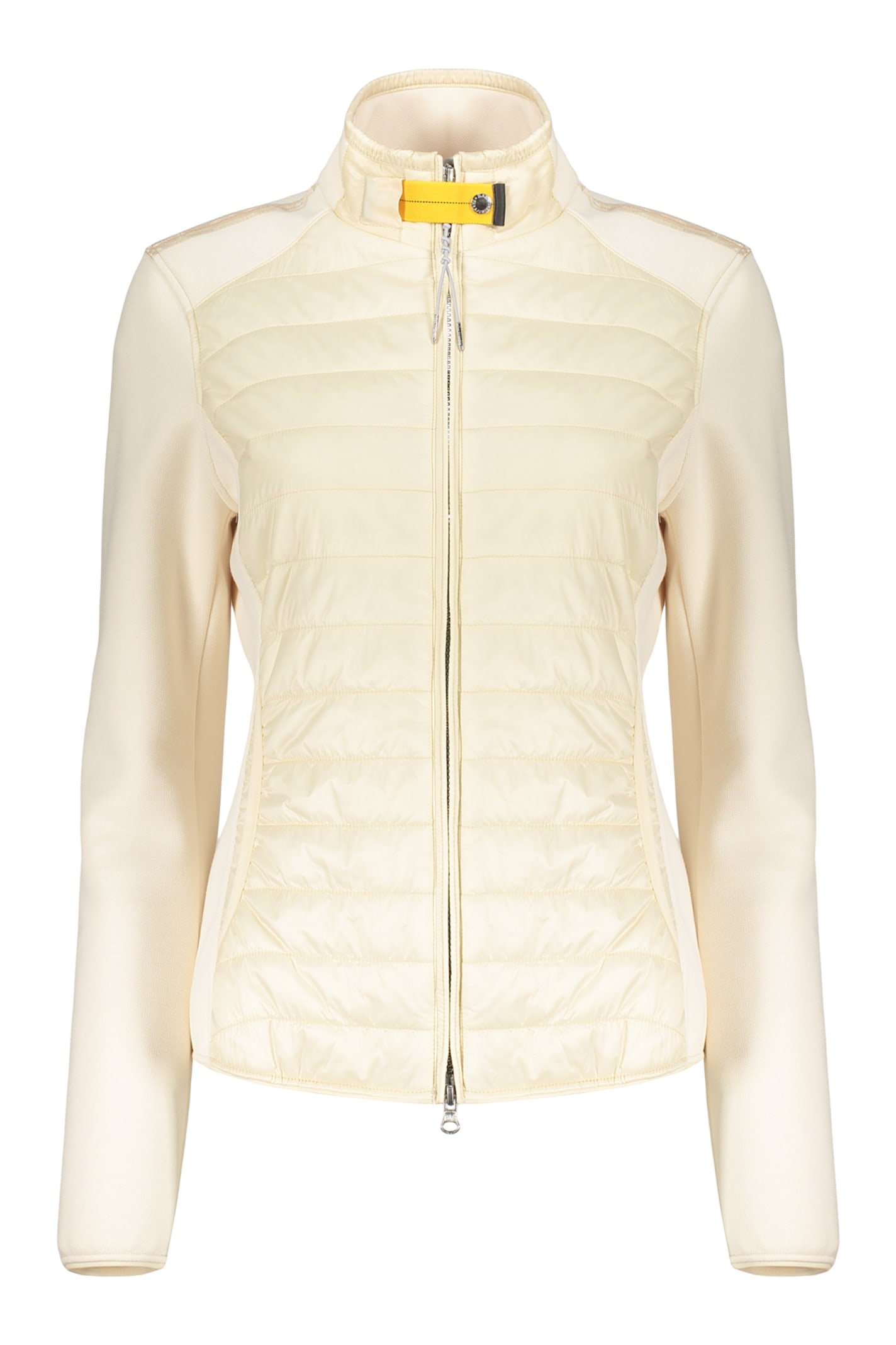Parajumpers Lightweight Beige Jacket With Modern Colored Zipper In Neutral