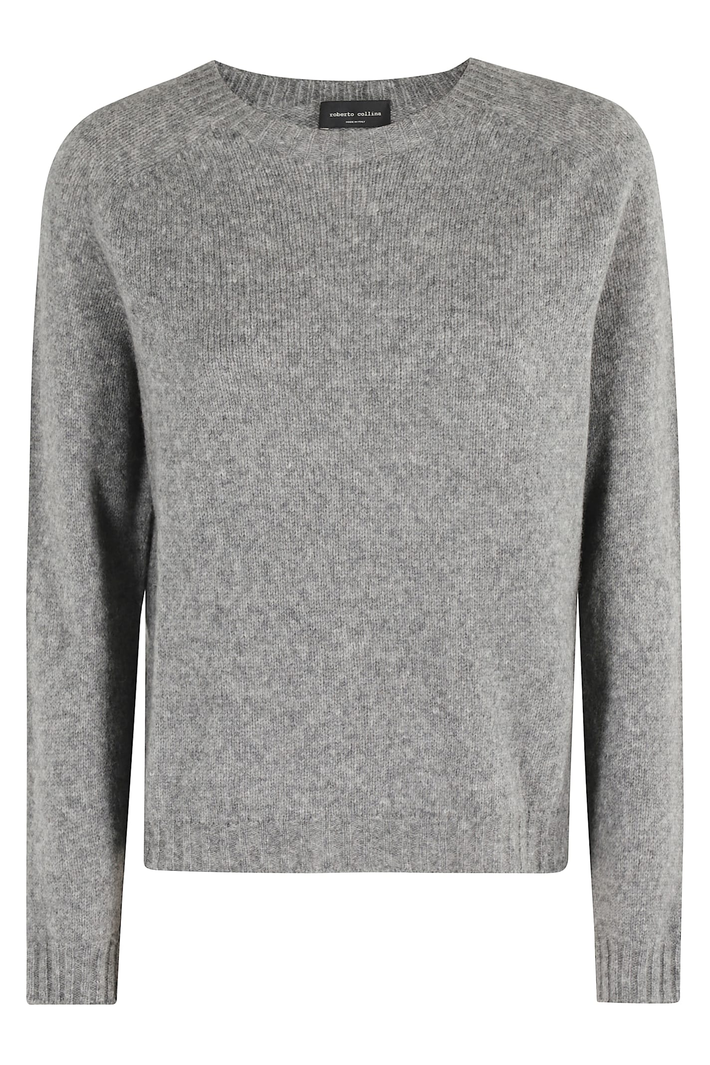 Roberto Collina Girocollo ml Comfy In Gray