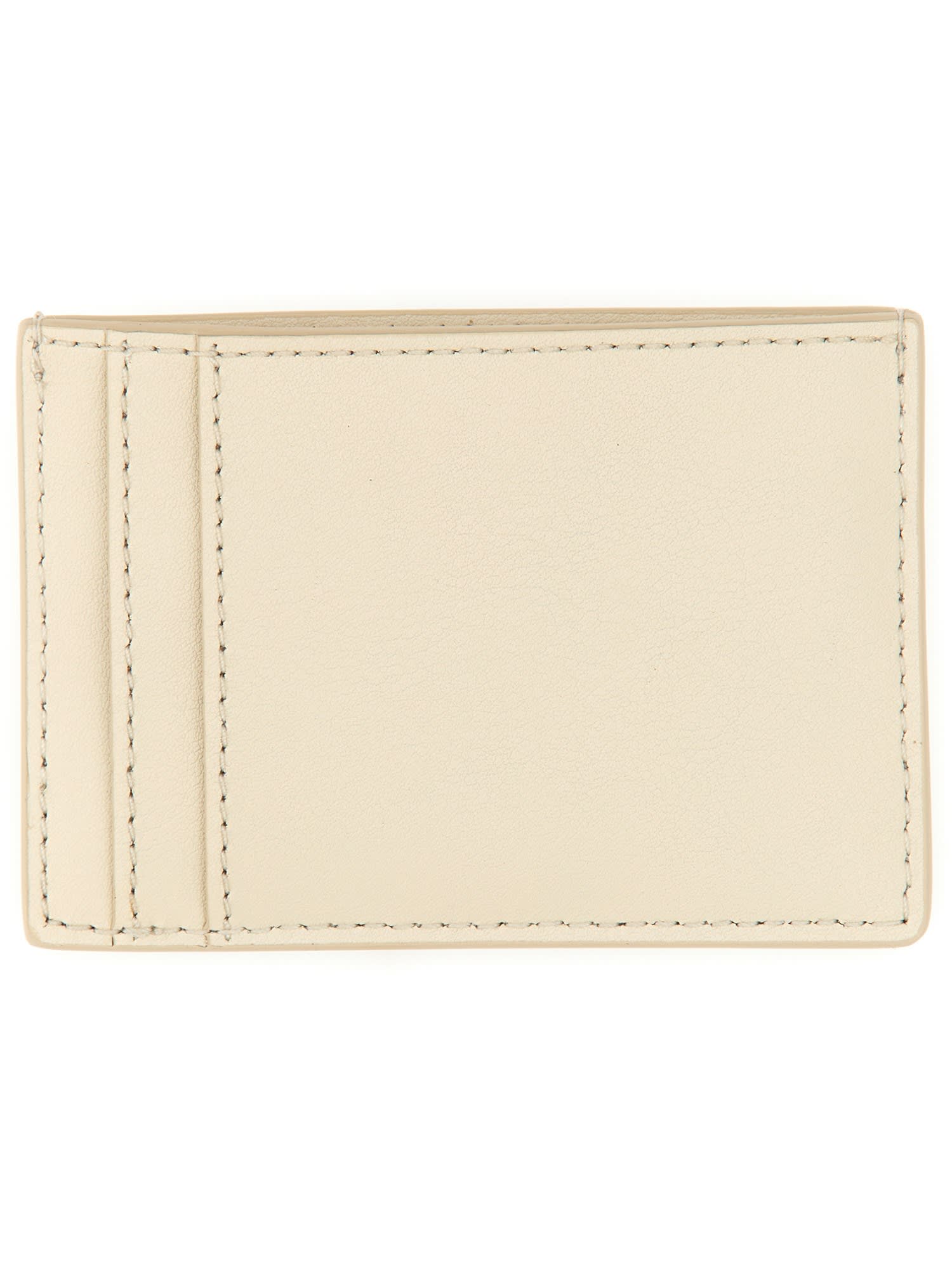 Shop Marc Jacobs Card Holder With Logo In White