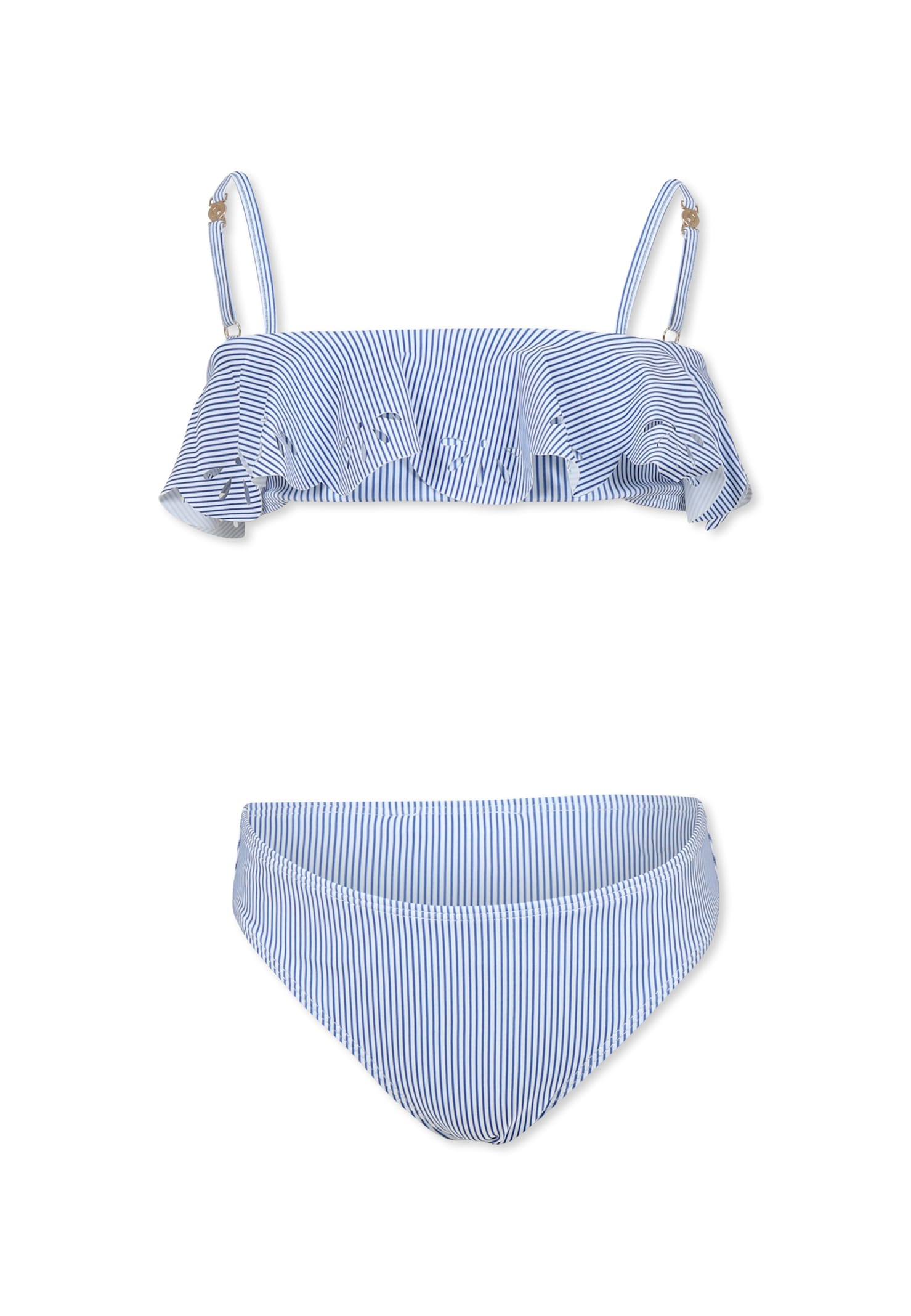 Chloé Striped Bikini Briefs In Blue