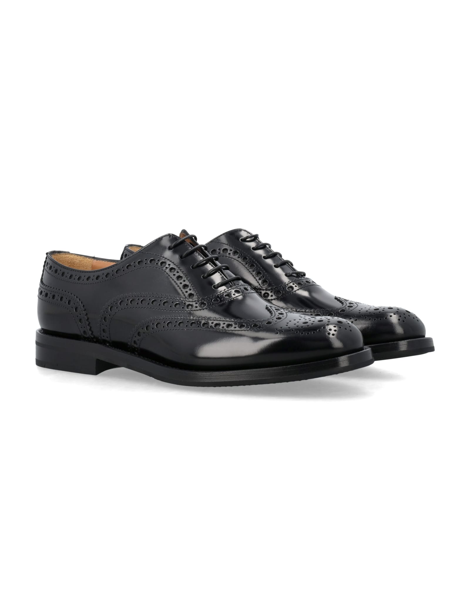 Shop Church's Burwood Wg Lace-up In Black