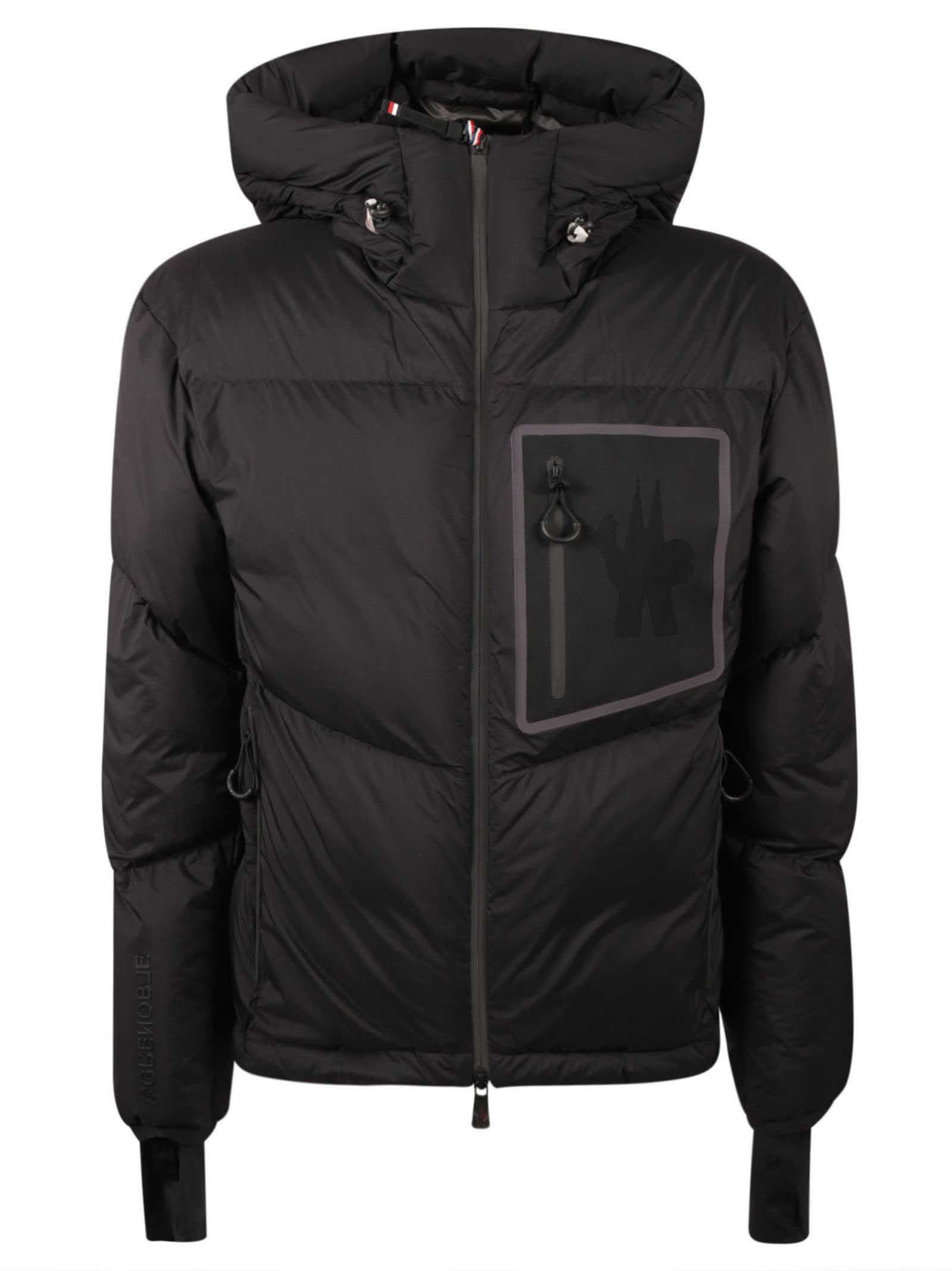 Shop Moncler Multi-pocket Zip Jacket In Black