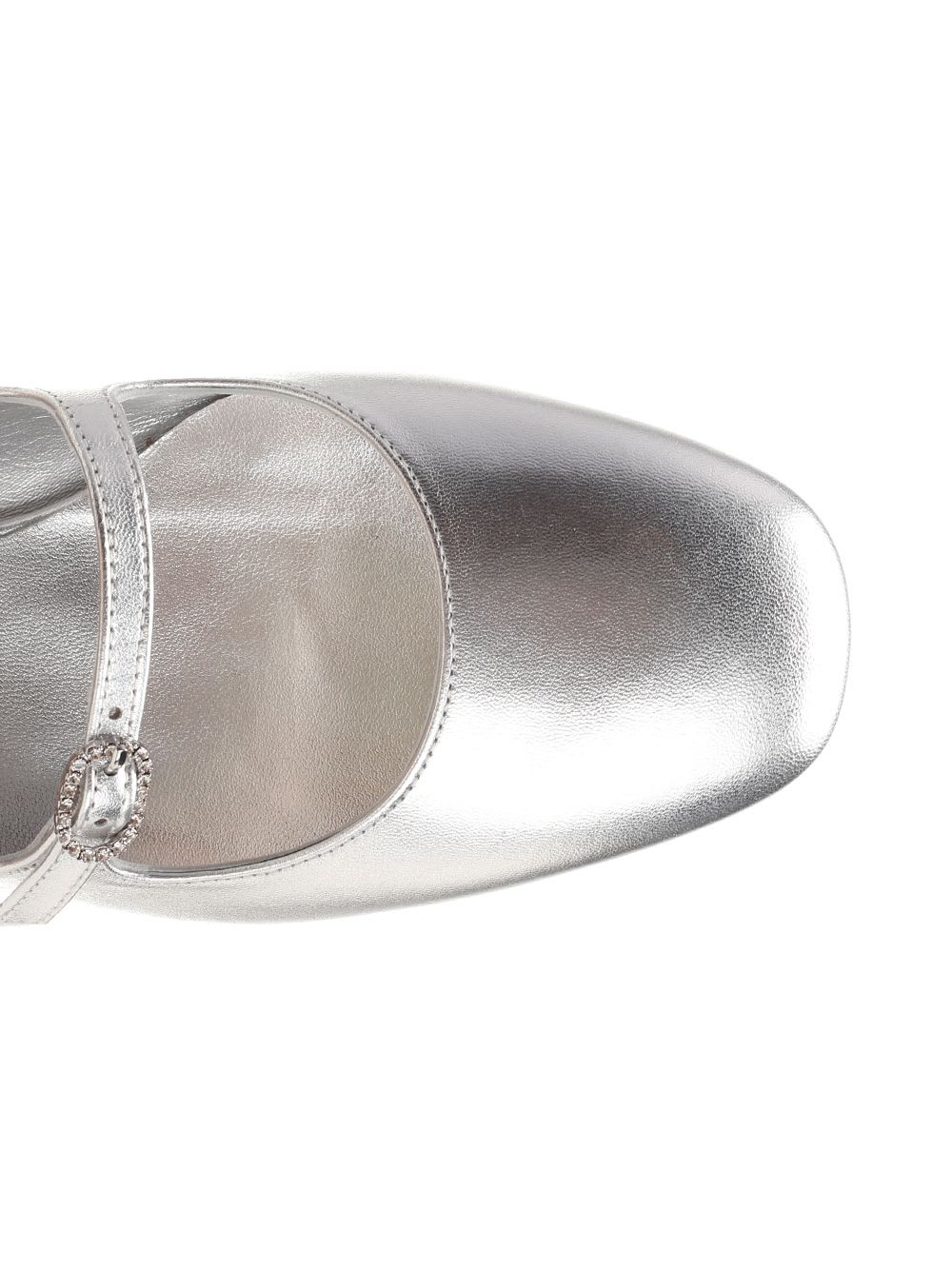 Shop Stuart Weitzman Claris Shoe 35 In Silver