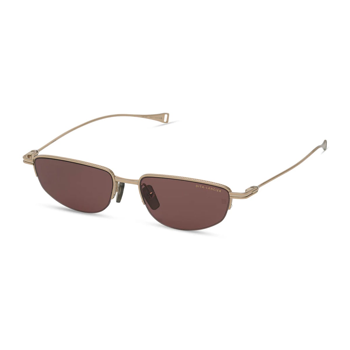 Dita Lancier Lsa 131 01 Gold Sand Polarizzato Sunglasses In Brown