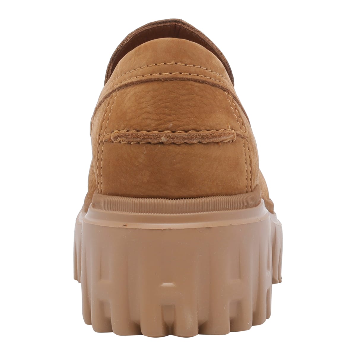 Hogan H700 Loafers Round Toe Chunky Sole In Brown