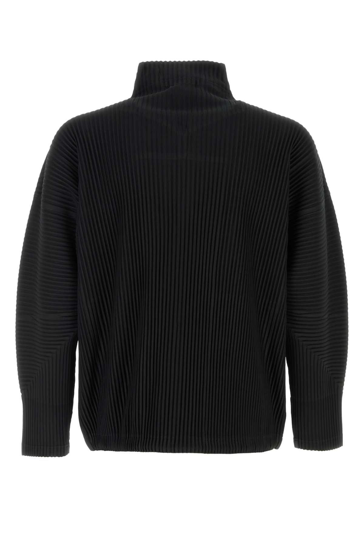 Issey Miyake Black Polyester Sweatshirt In Black