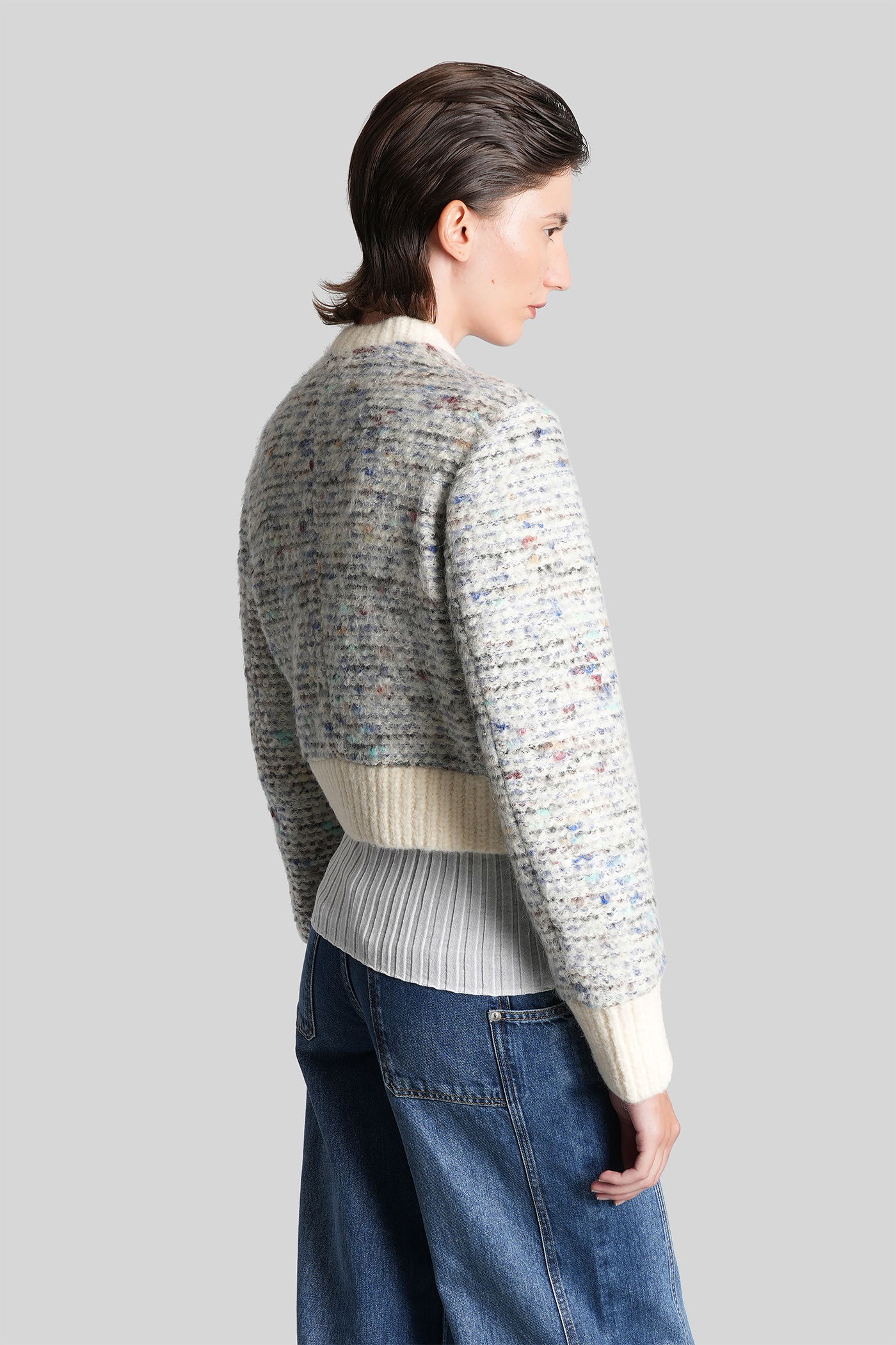 Iro Selim Bomber Jacket In Multicolor Acrylic In Multi