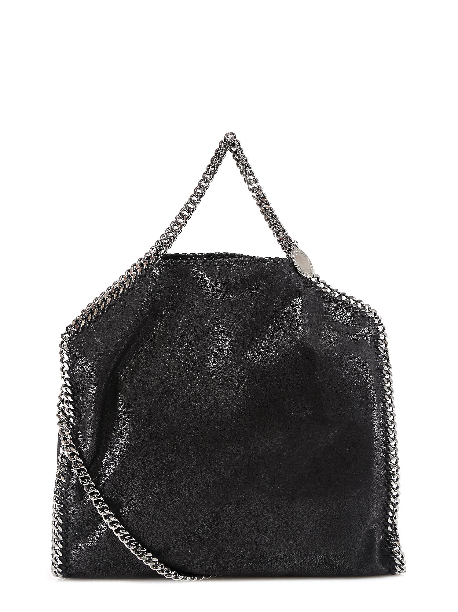 Shop Stella Mccartney Falabella Shoulder Bag In Black