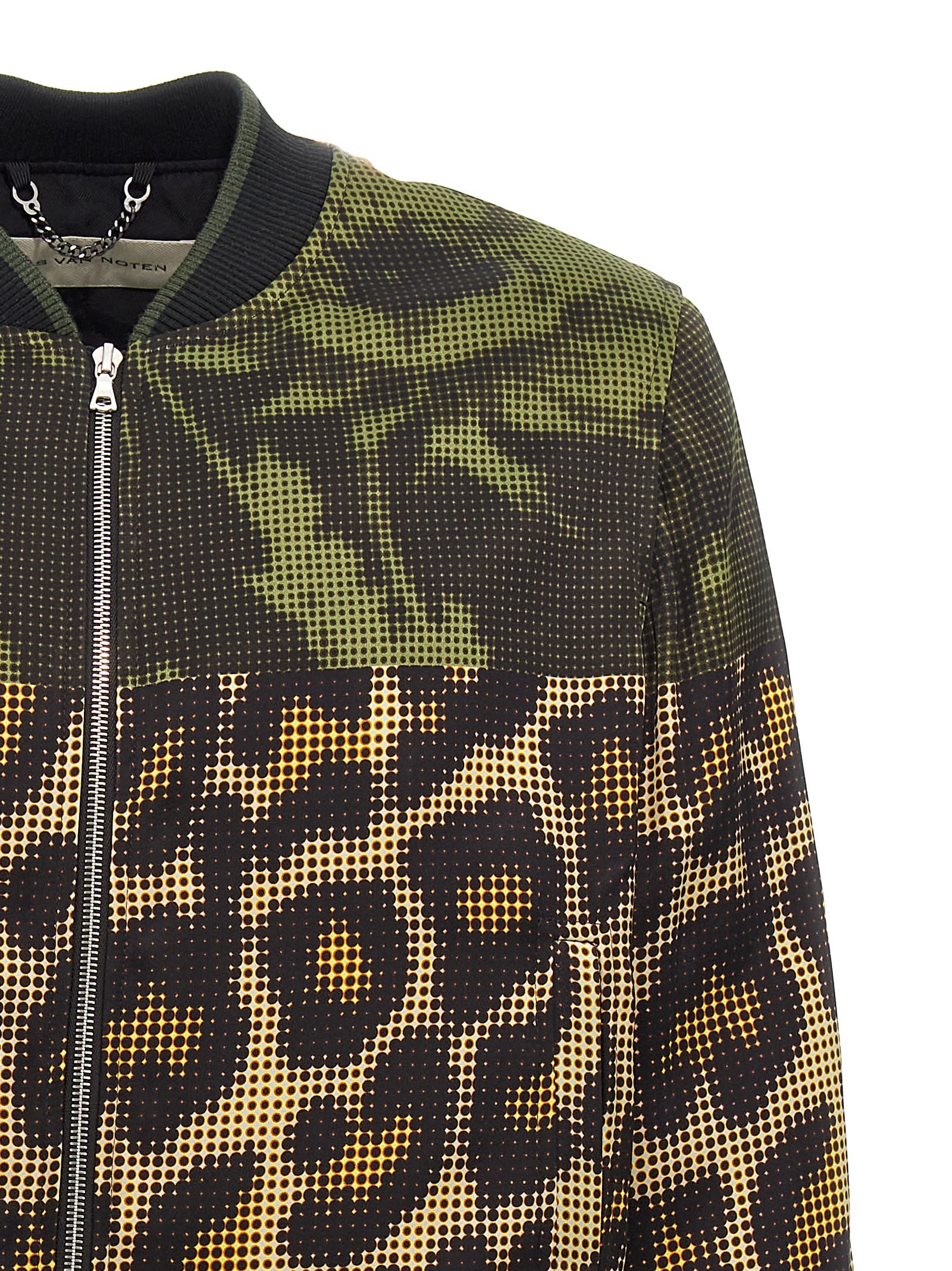 Shop Dries Van Noten Vanny Bomber Jacket In Multicolor