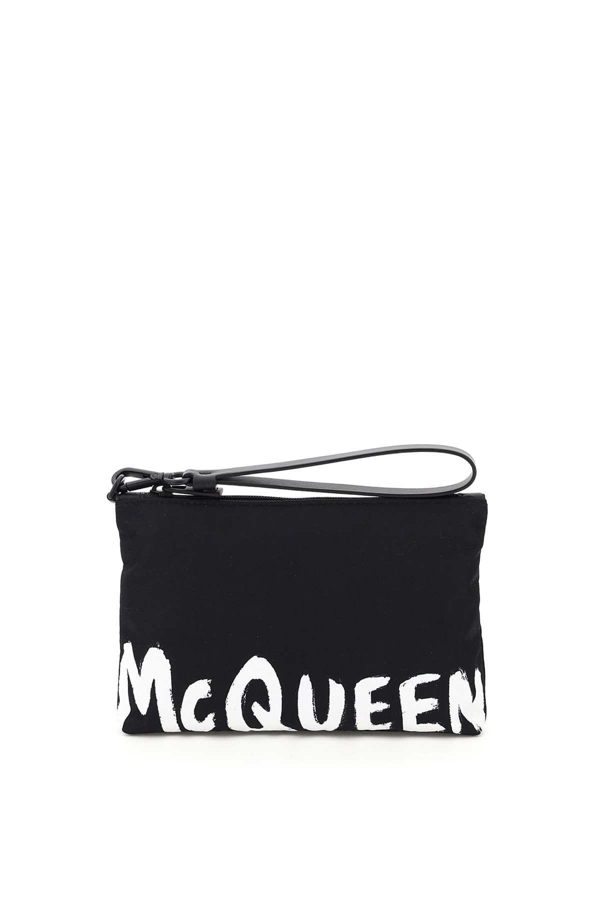 Alexander McQueen Travel Pouch Graffiti Logo