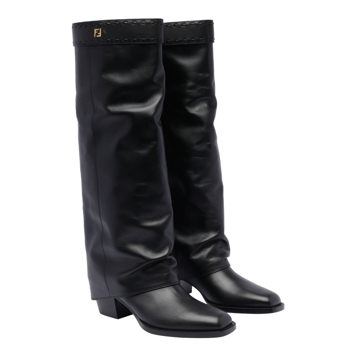 Shop Fendi Show Boots In Black