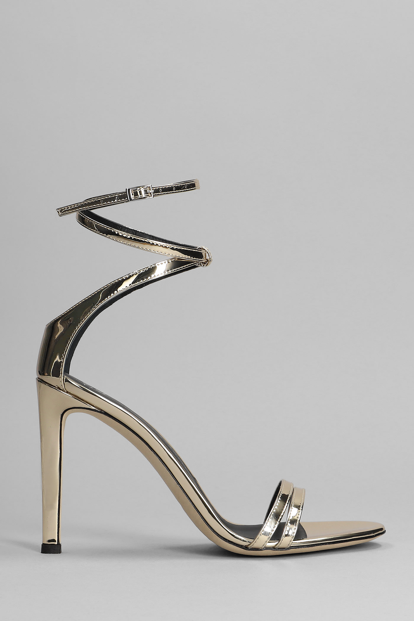Giuseppe Zanotti Catia Sandals In Platinum Leather