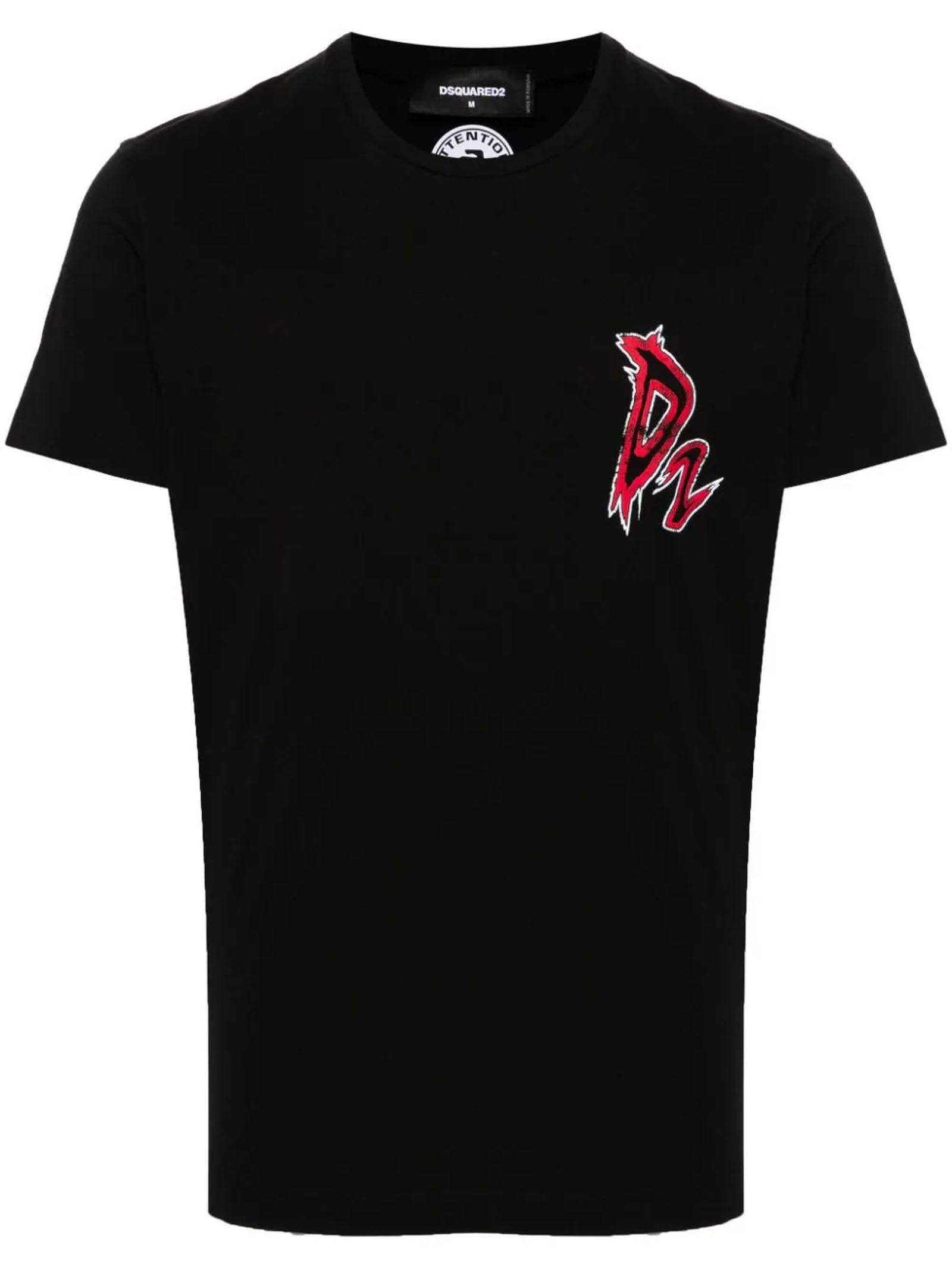 Shop Dsquared2 T-shirts And Polos Black