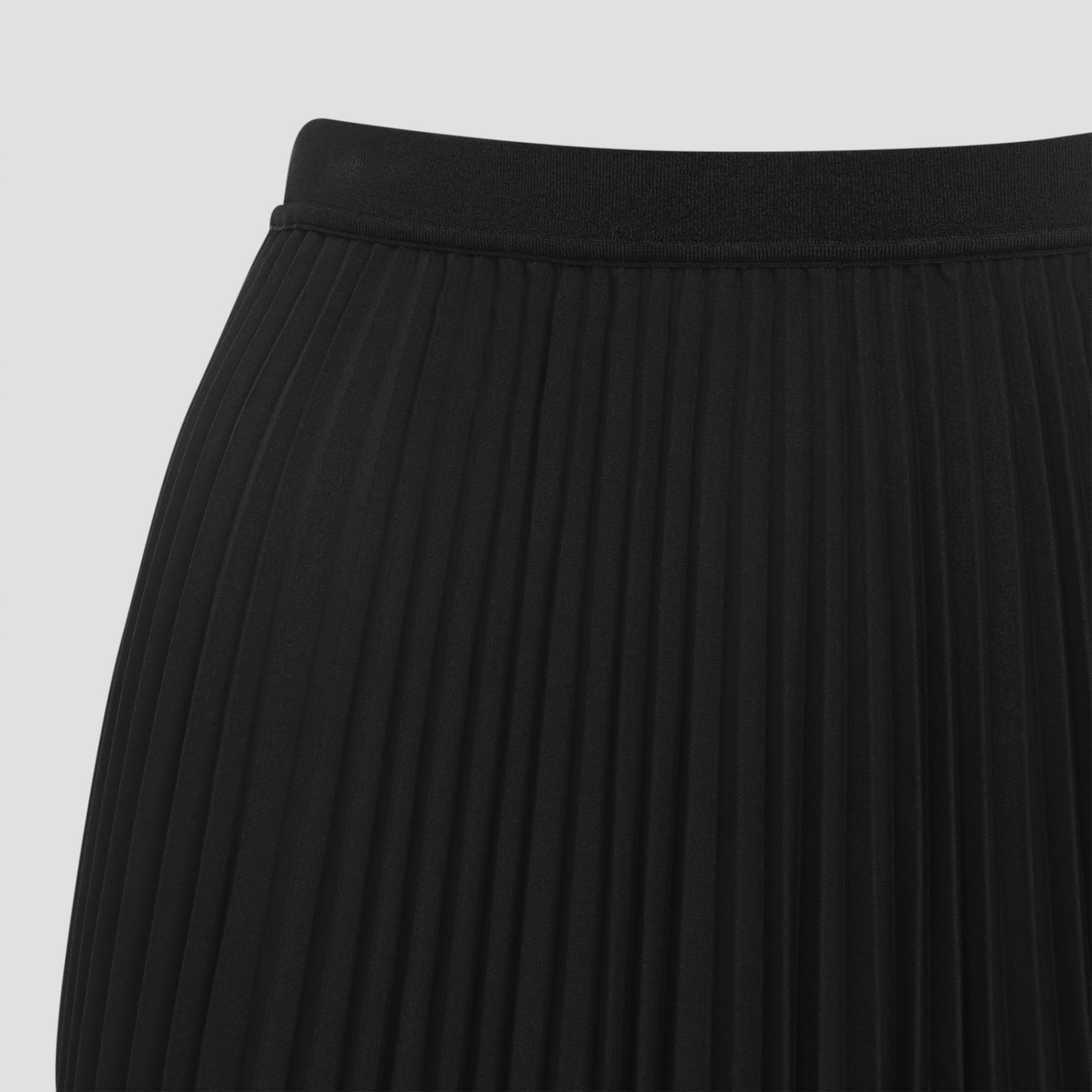 Shop Theory Recycled Polyester Midi Skirt In Black