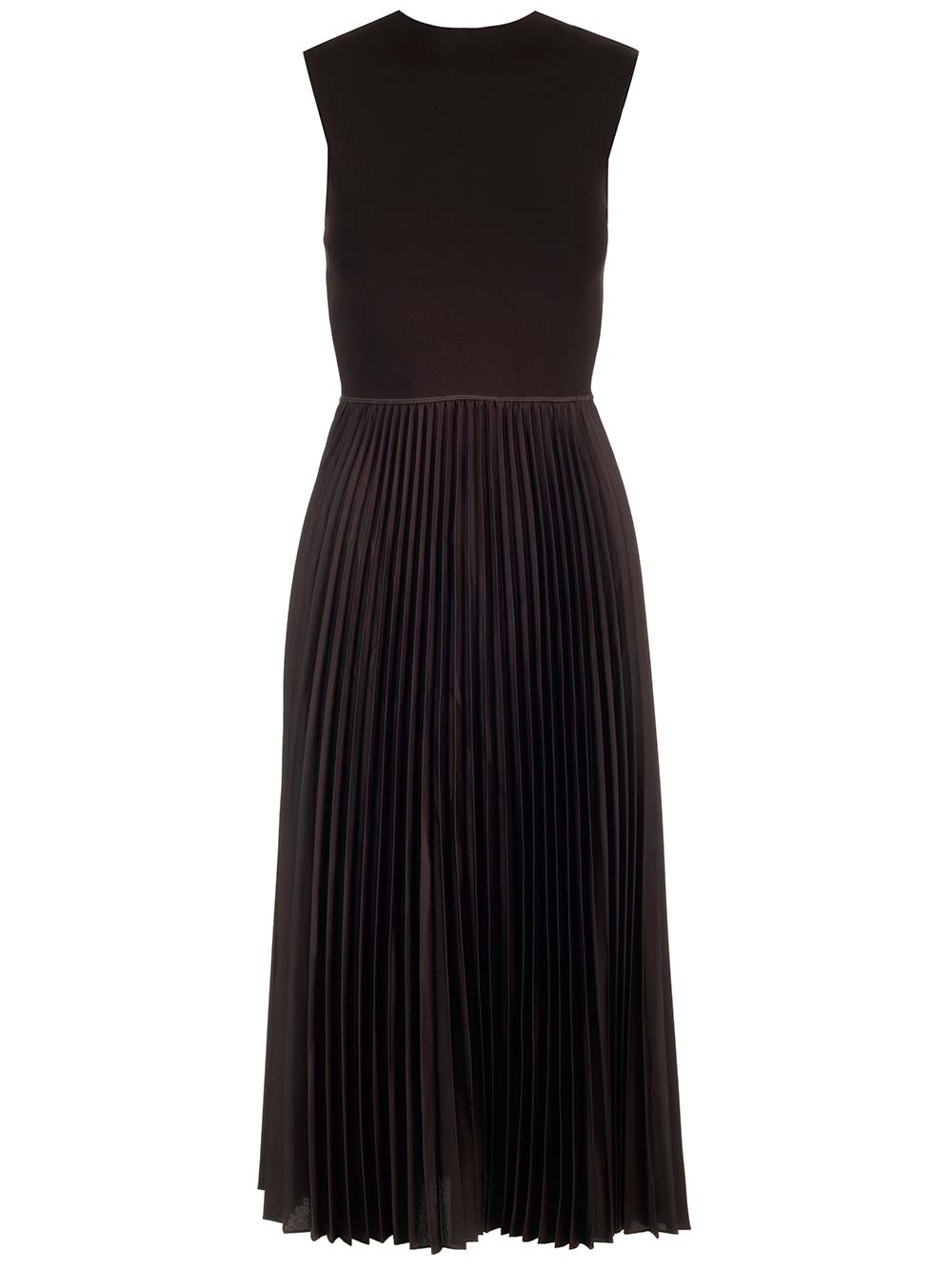 Theory Admiral Crepe Sleeveless Dress In Brown
