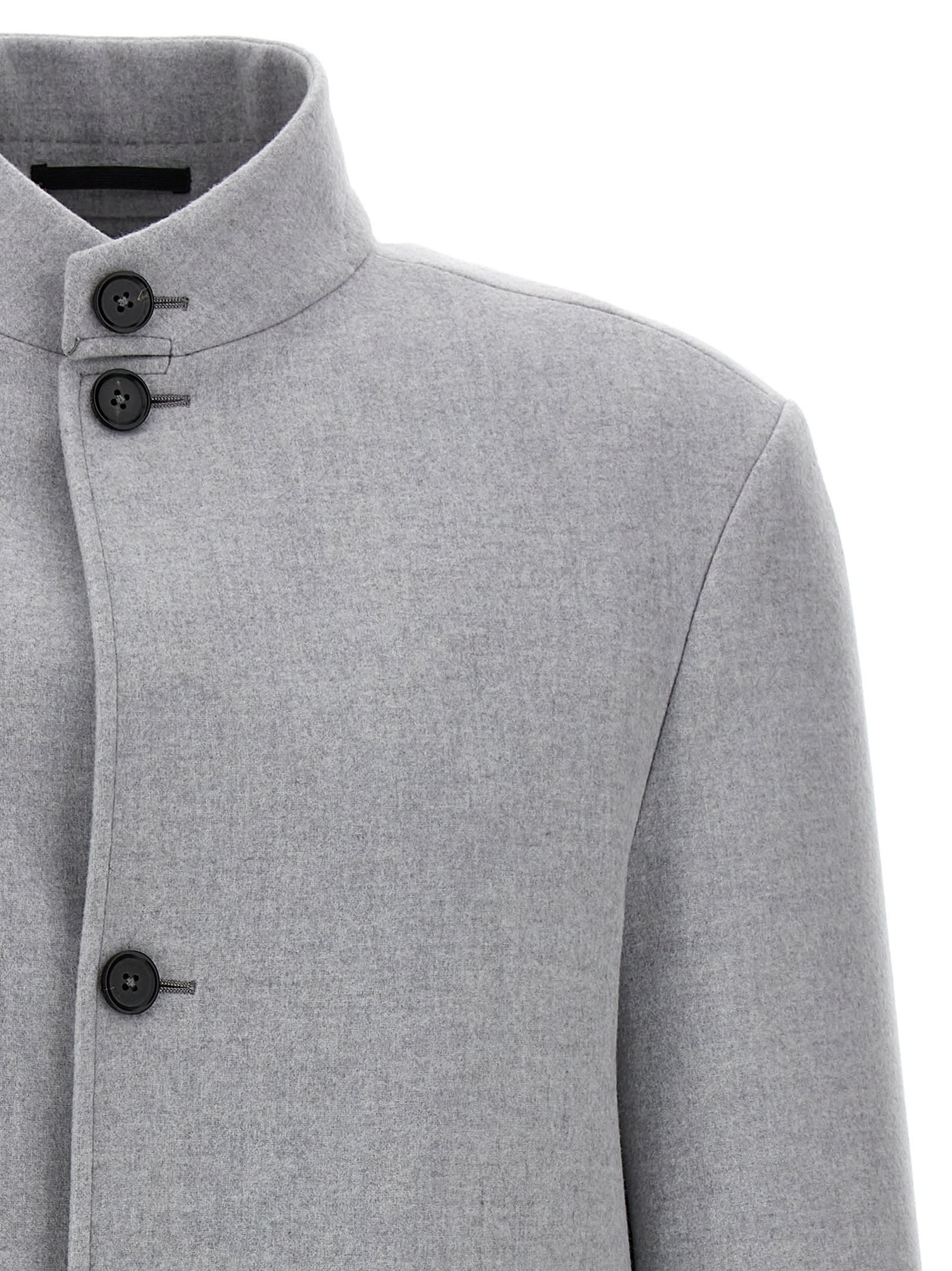 Shop Zegna Il Conte In Trofeo Blazer In Gray