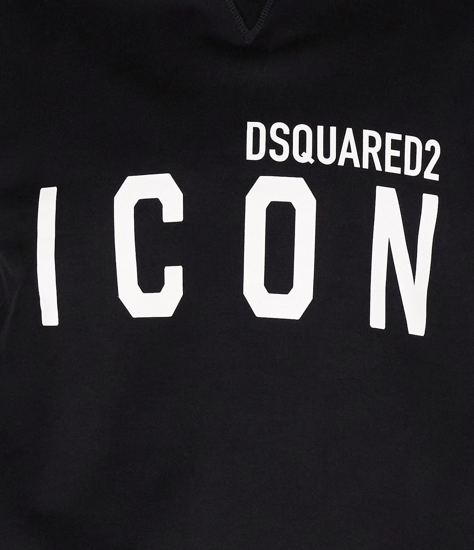 Shop Dsquared2 Sweatshirt In Black-white