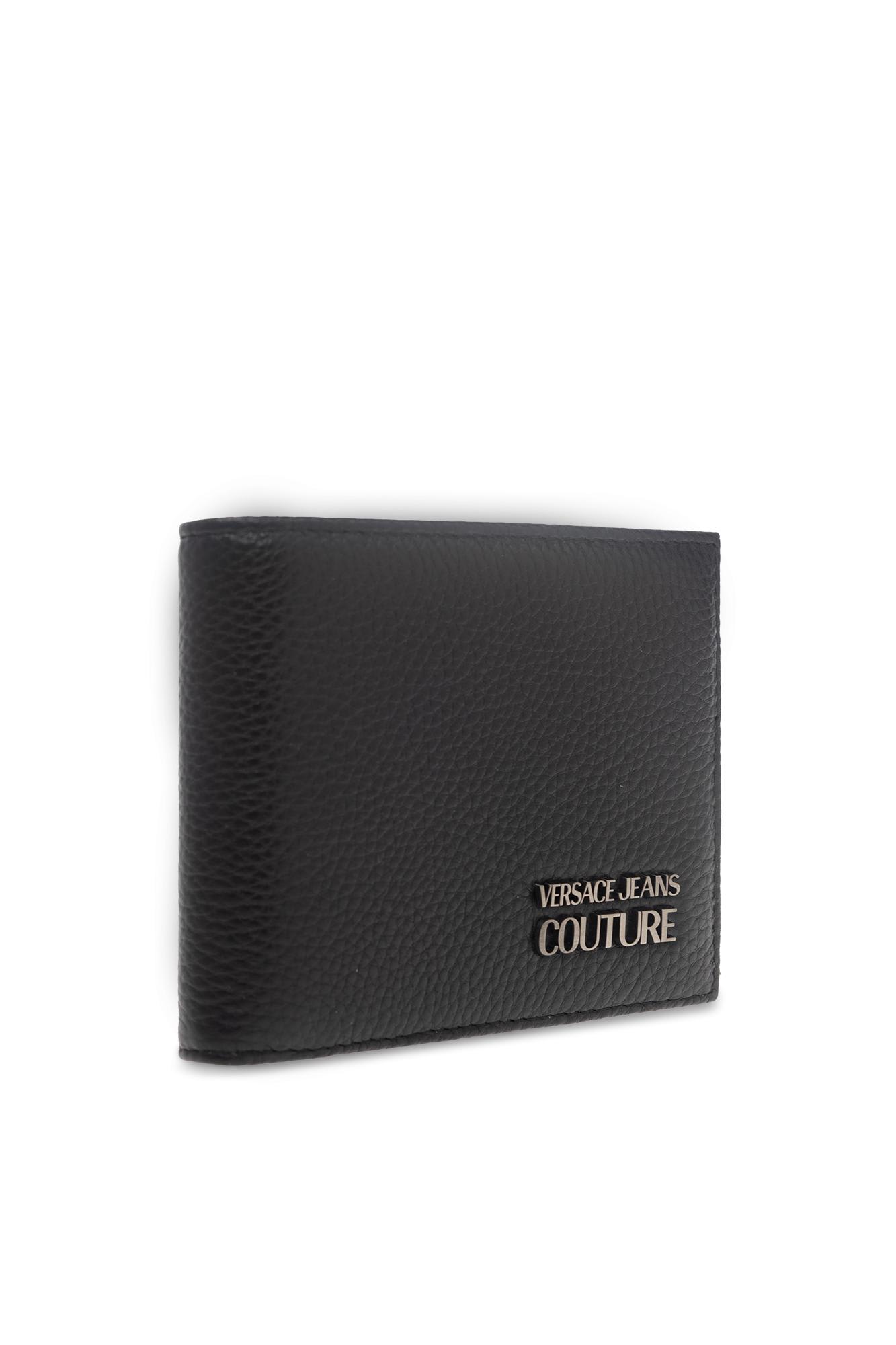 Versace Jeans Couture Wallet In Black/silver