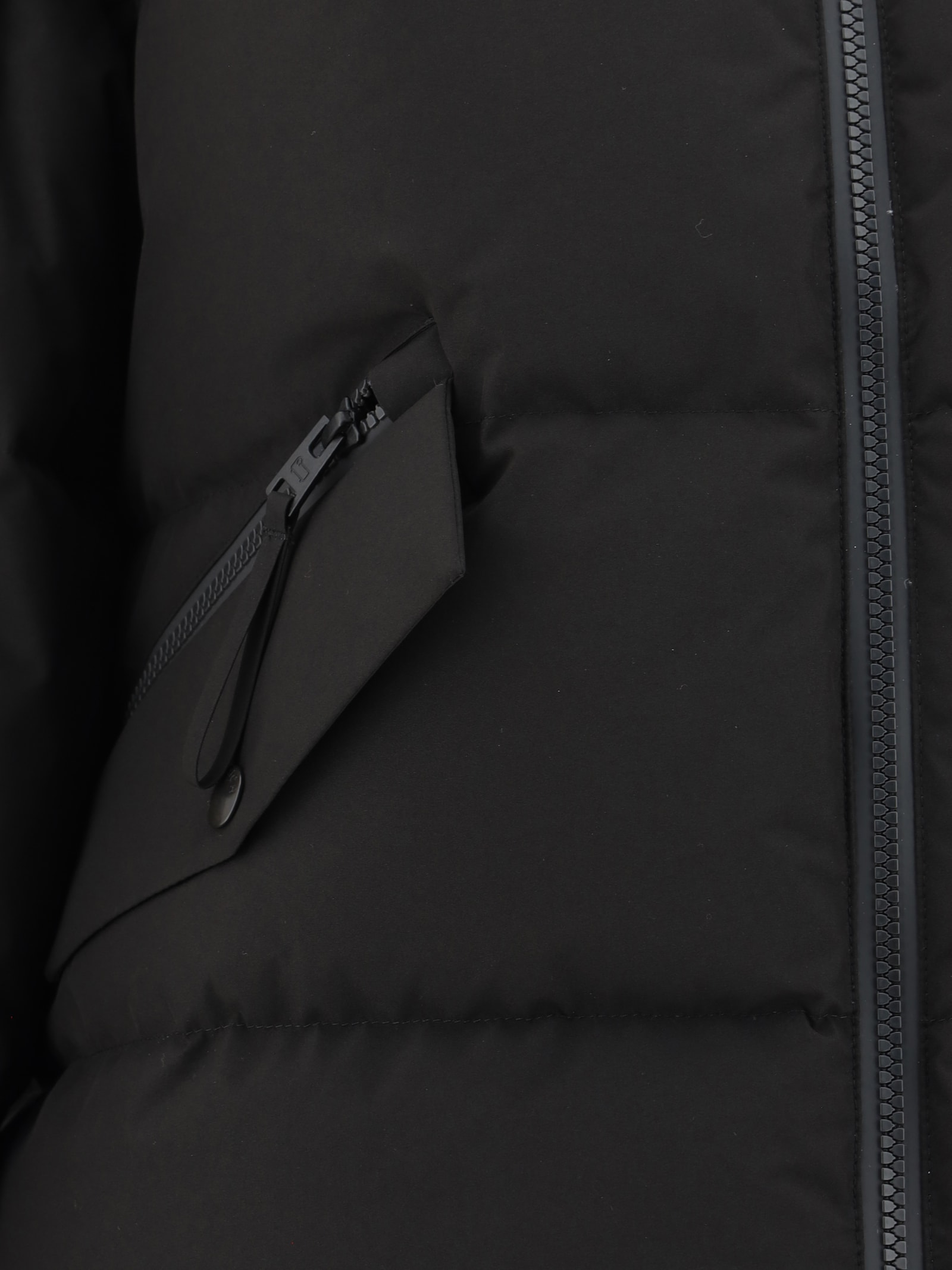 Shop Woolrich Down Jacket In Black