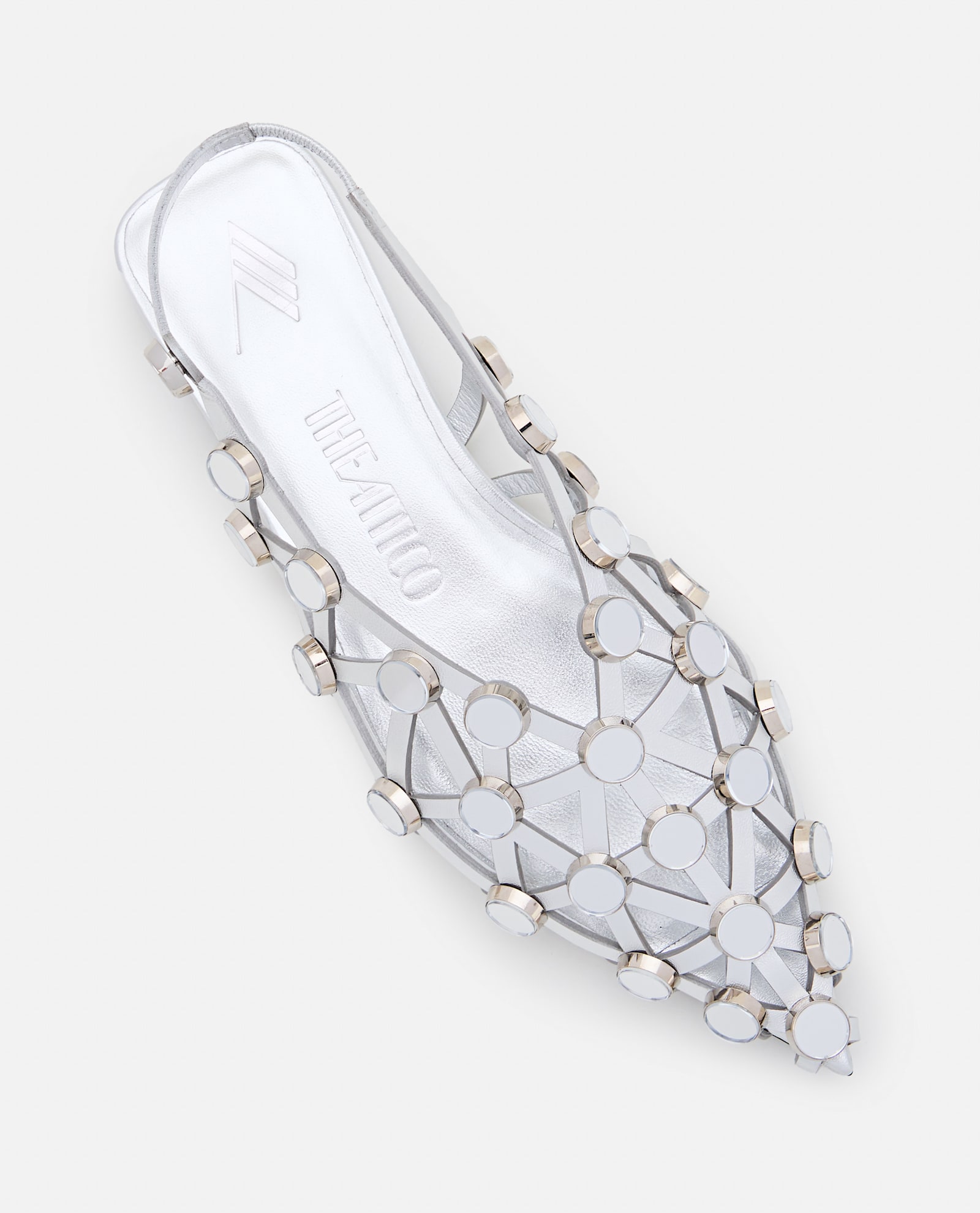 Attico Ballerina Grid In Silver