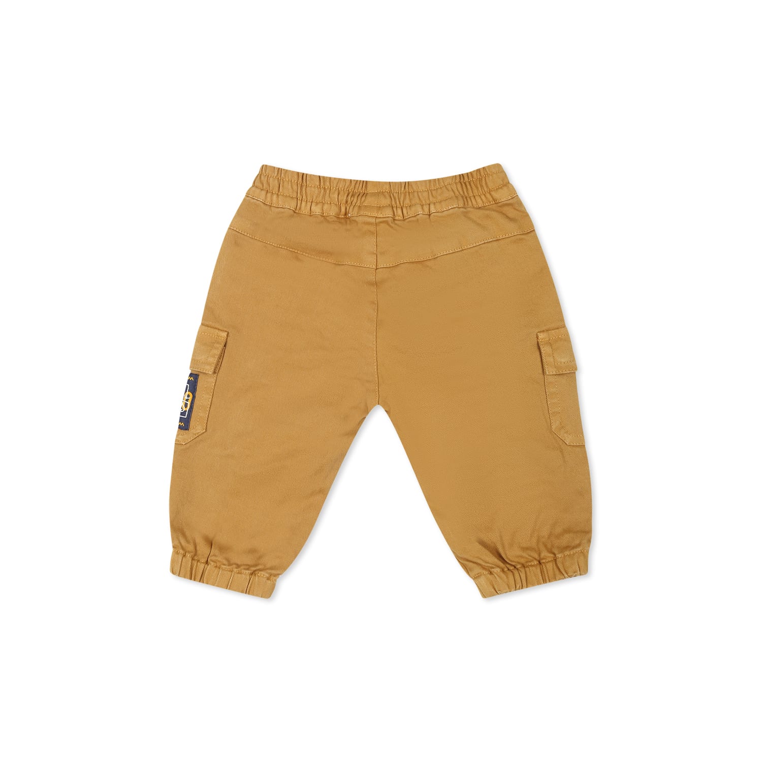 MOSCHINO BROWN TROUSERS FOR BABY BOY WITH LOGO 