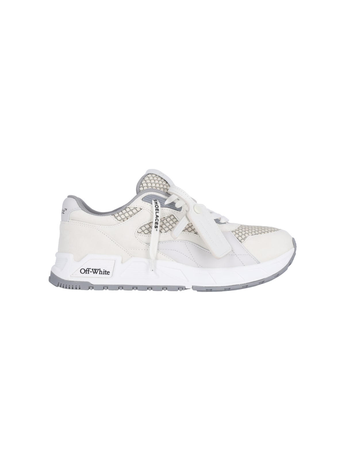 Shop Off-white Kick Off Sneakers In Crema