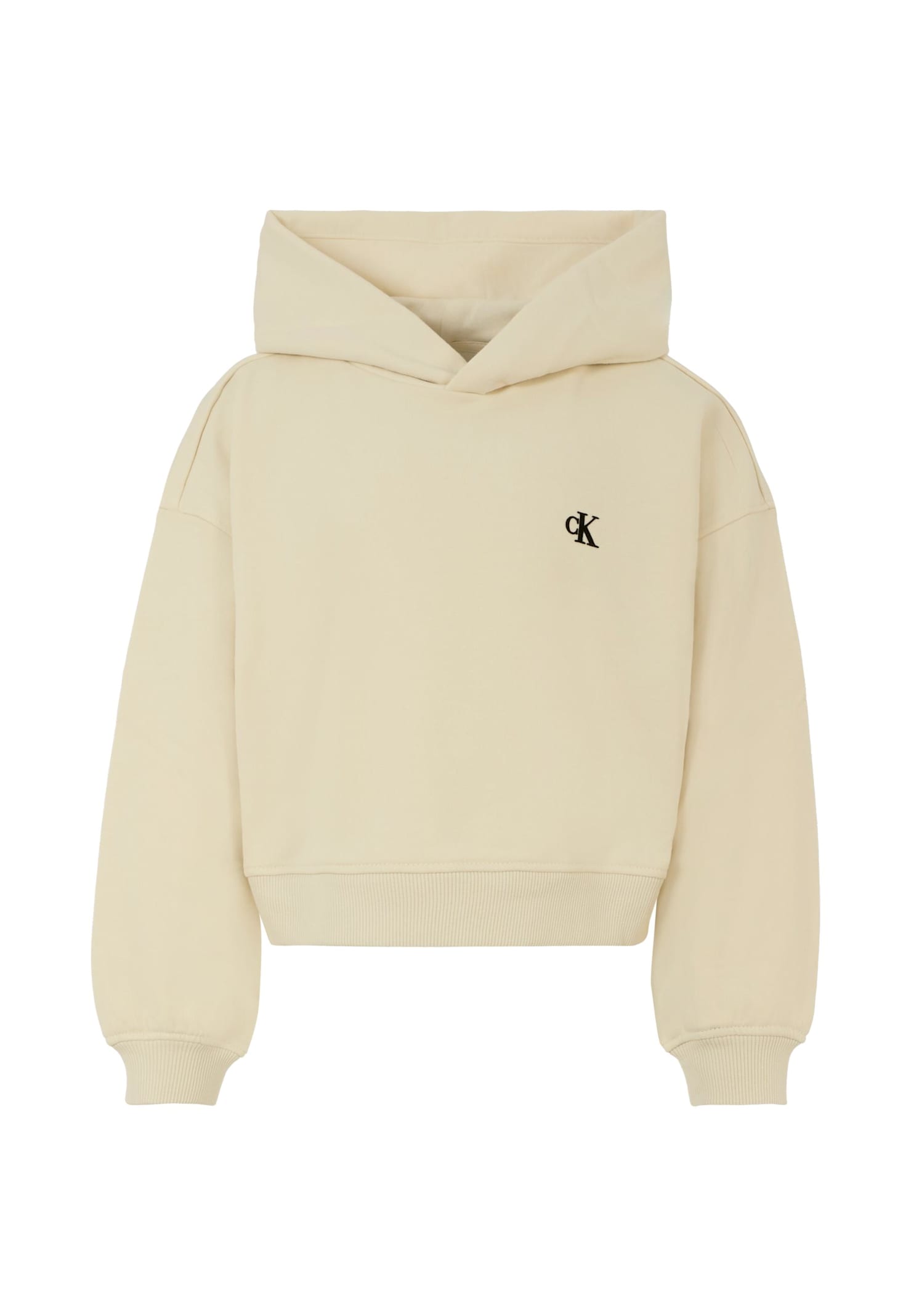 Calvin Klein Blue Sweatshirt For Boy With Logo In Neutral