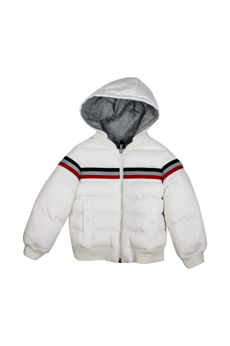 Moncler Babies' Jacket In White