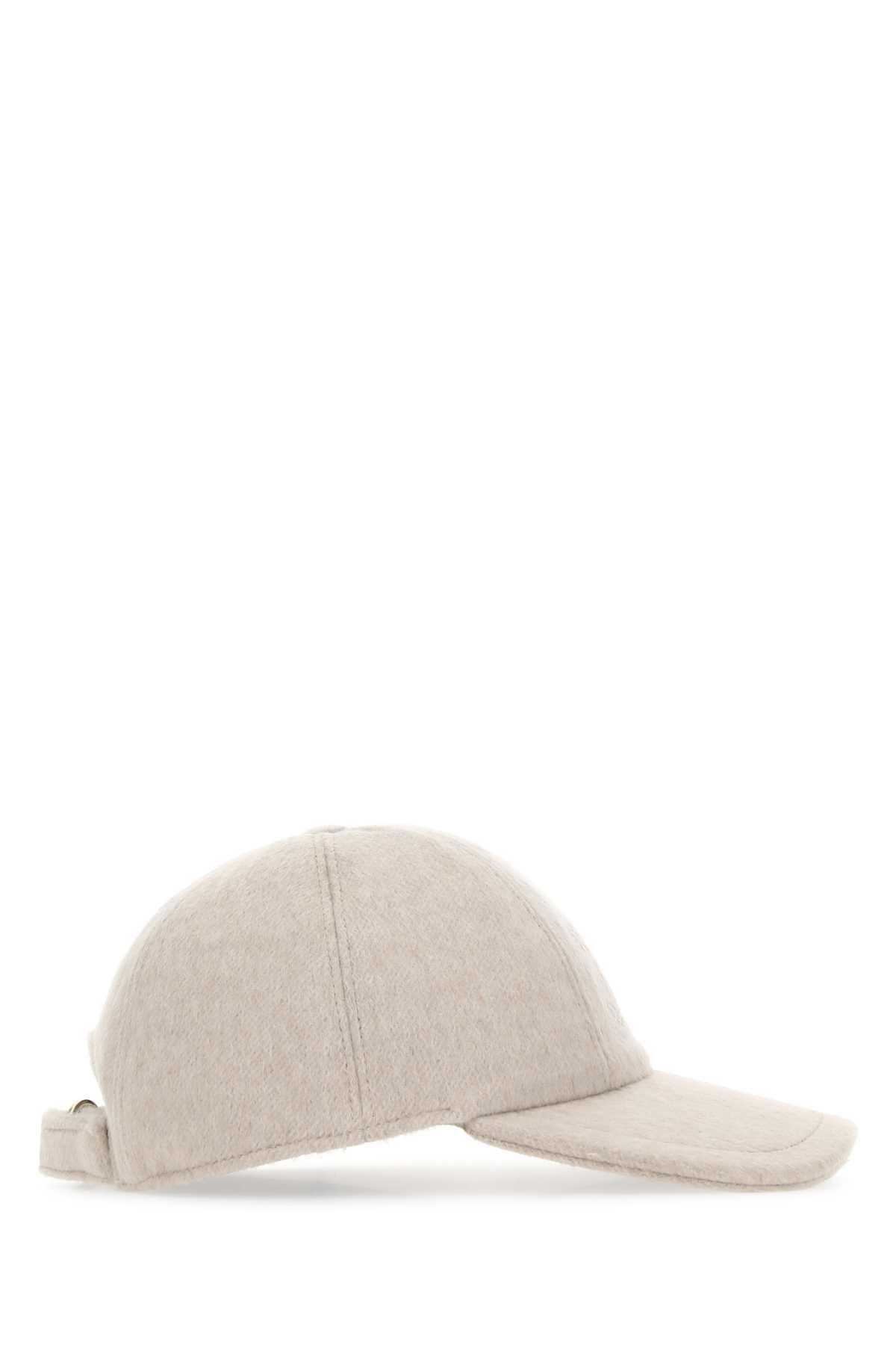 Shop Max Mara Sand Cashmere Pisa Baseball Cap In 071