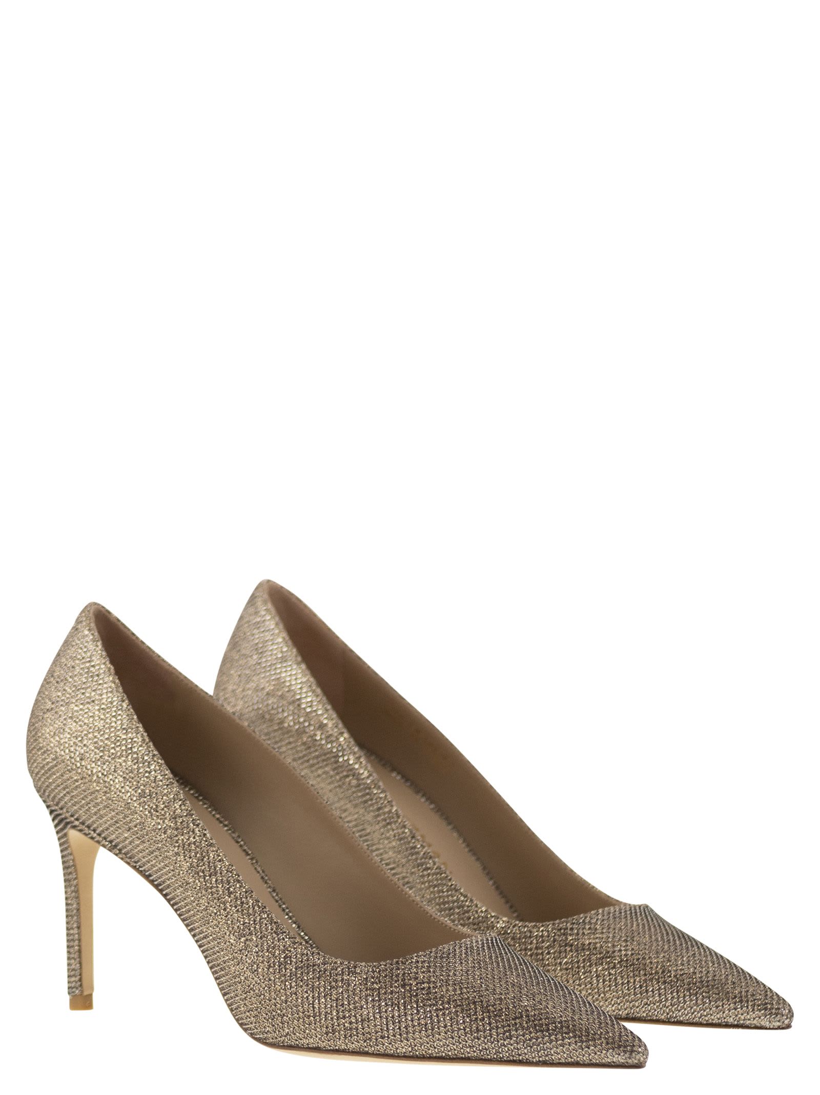Stuart Weitzman Linsi 75 Pump In Gold