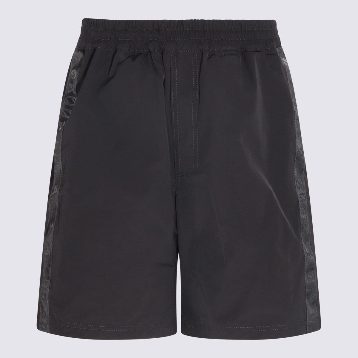 Shop 44 Label Group Black Cotton Blend Track Shorts